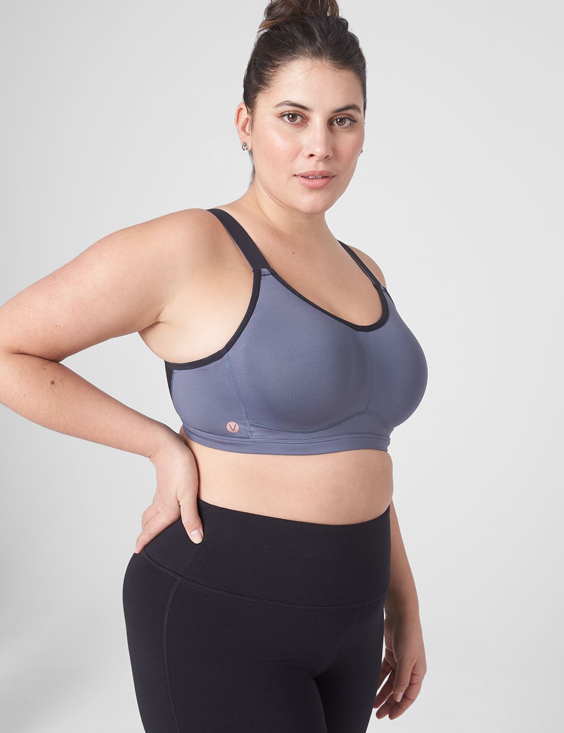 LIVI Wicking High Impact UW Sport Bra 1103353-Y:PANTONE Turbulence:38C