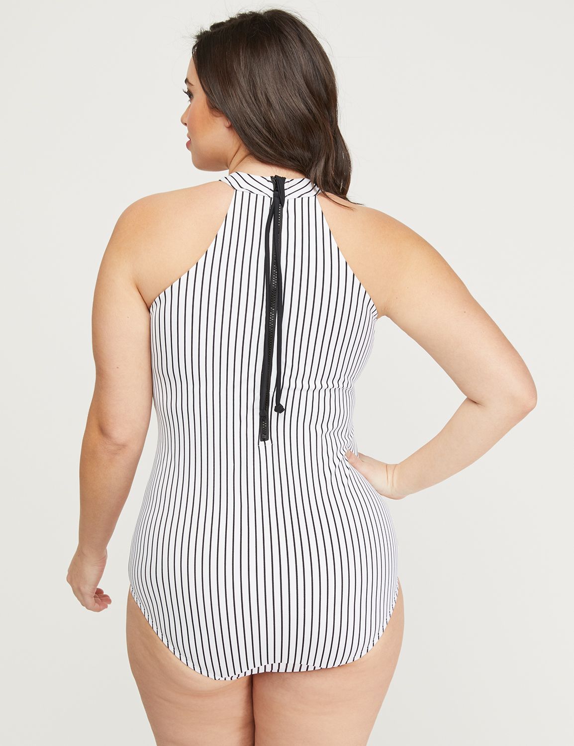 1097992 NW Mock Neck One Piece:Bold Tropical Placement_One Piece_CSP19503:28 Product Image 2