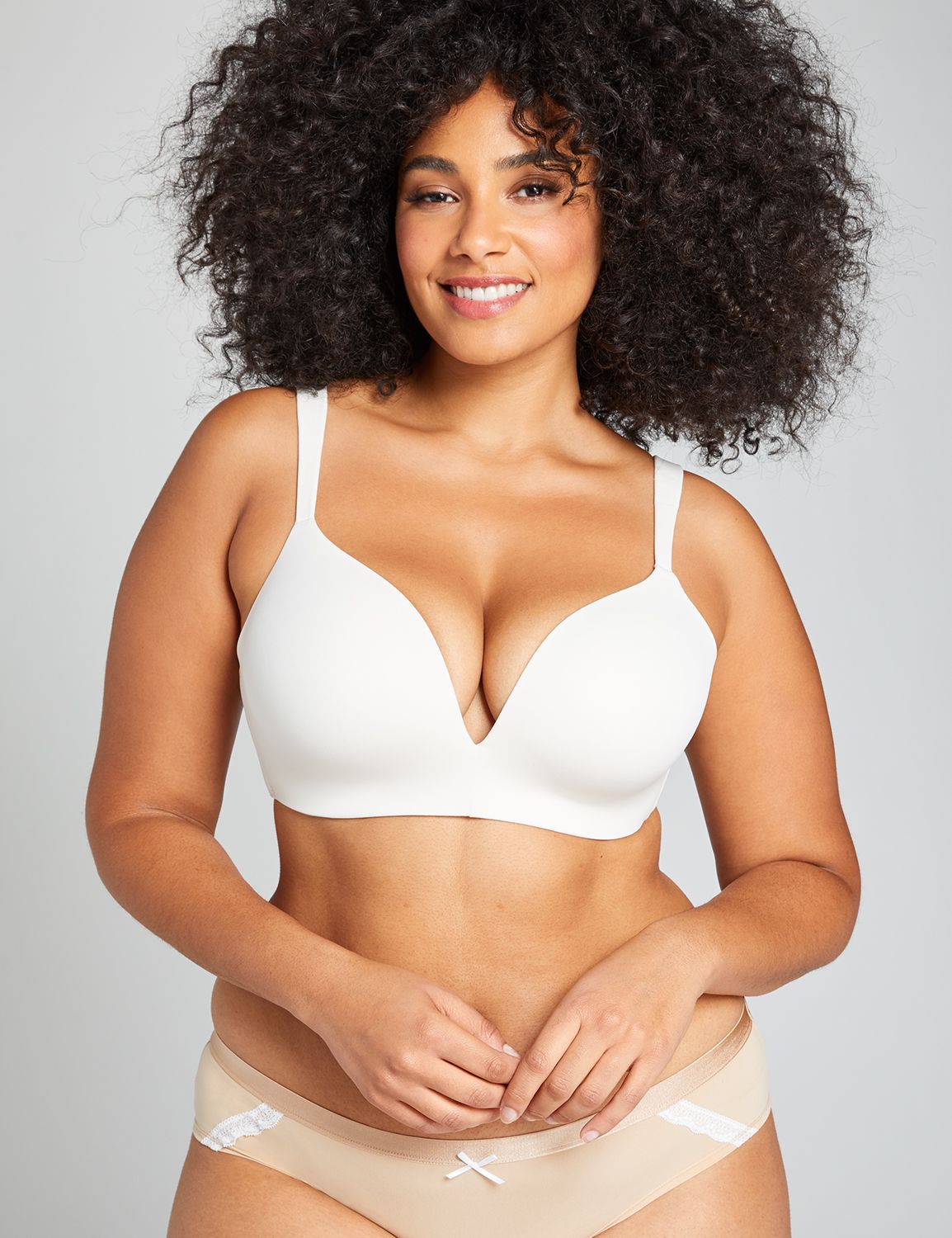 Simply Wire Free Uplift Plunge Bra
