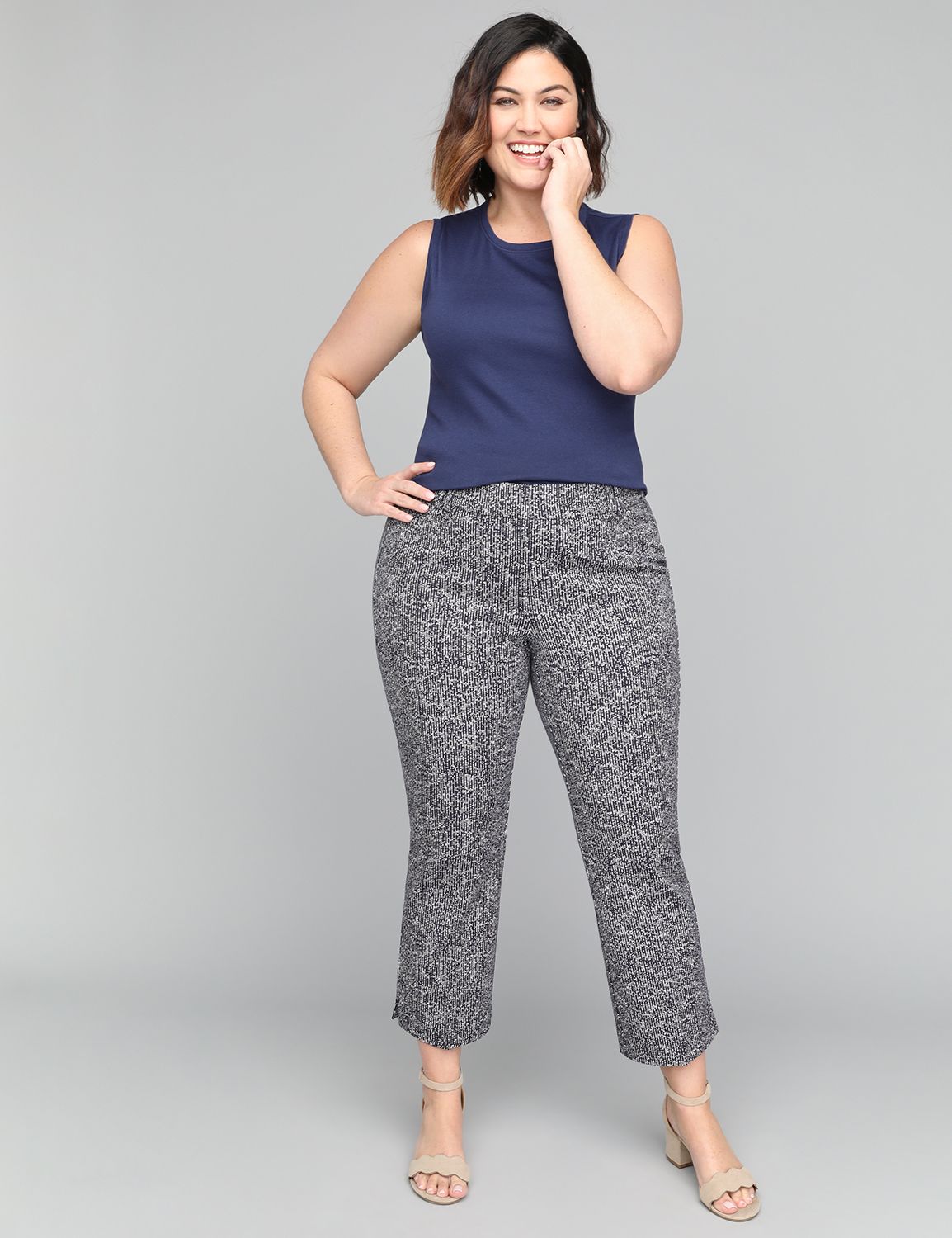 lane bryant cropped pants