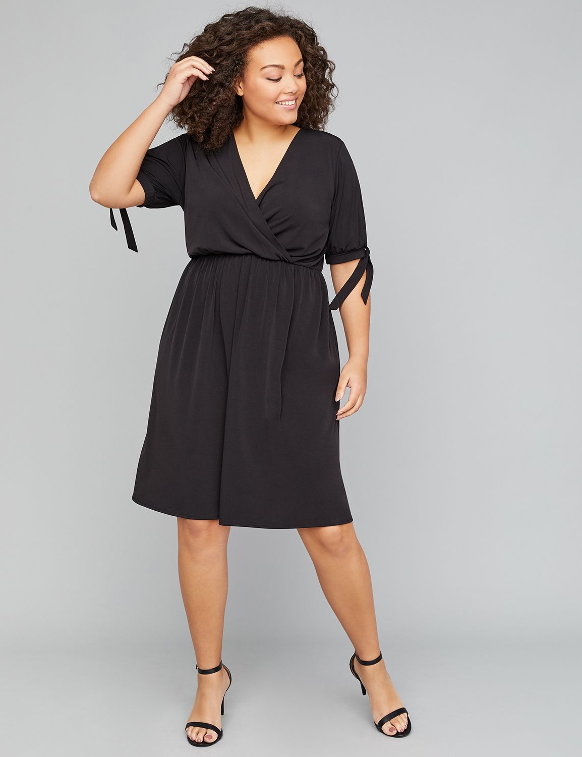 lane bryant plus size black dresses