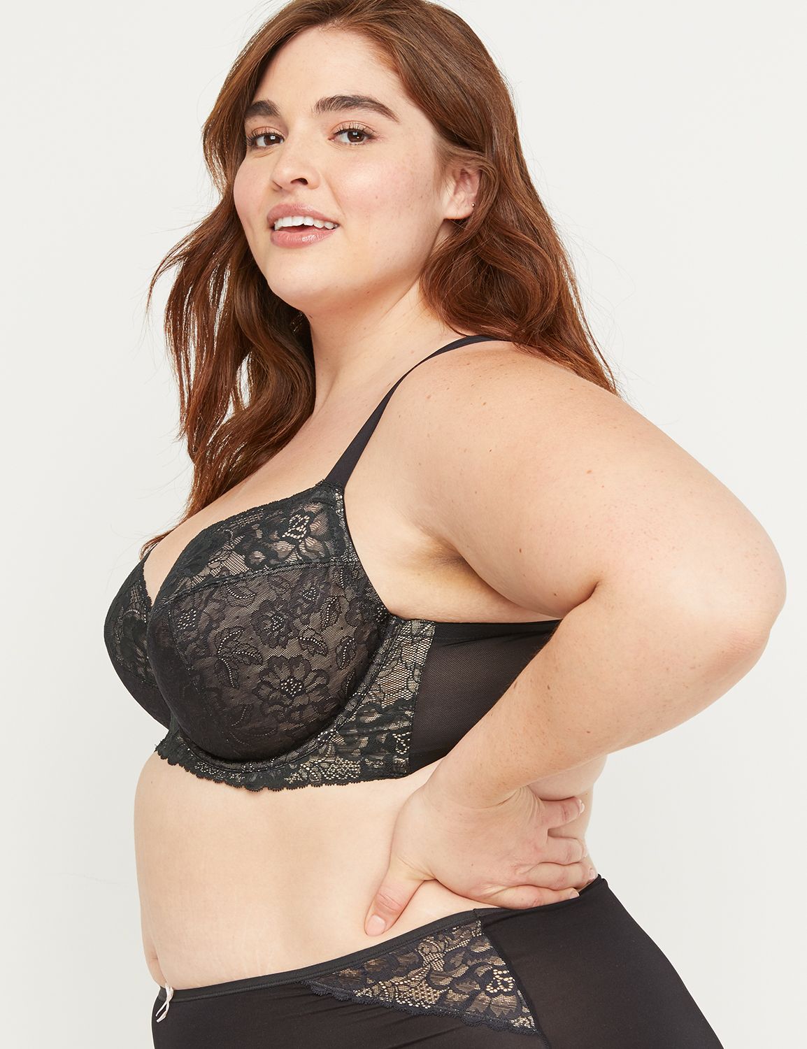 Lace Unlined Full Coverage Bra1130026:Pantone Tap Shoe:40I