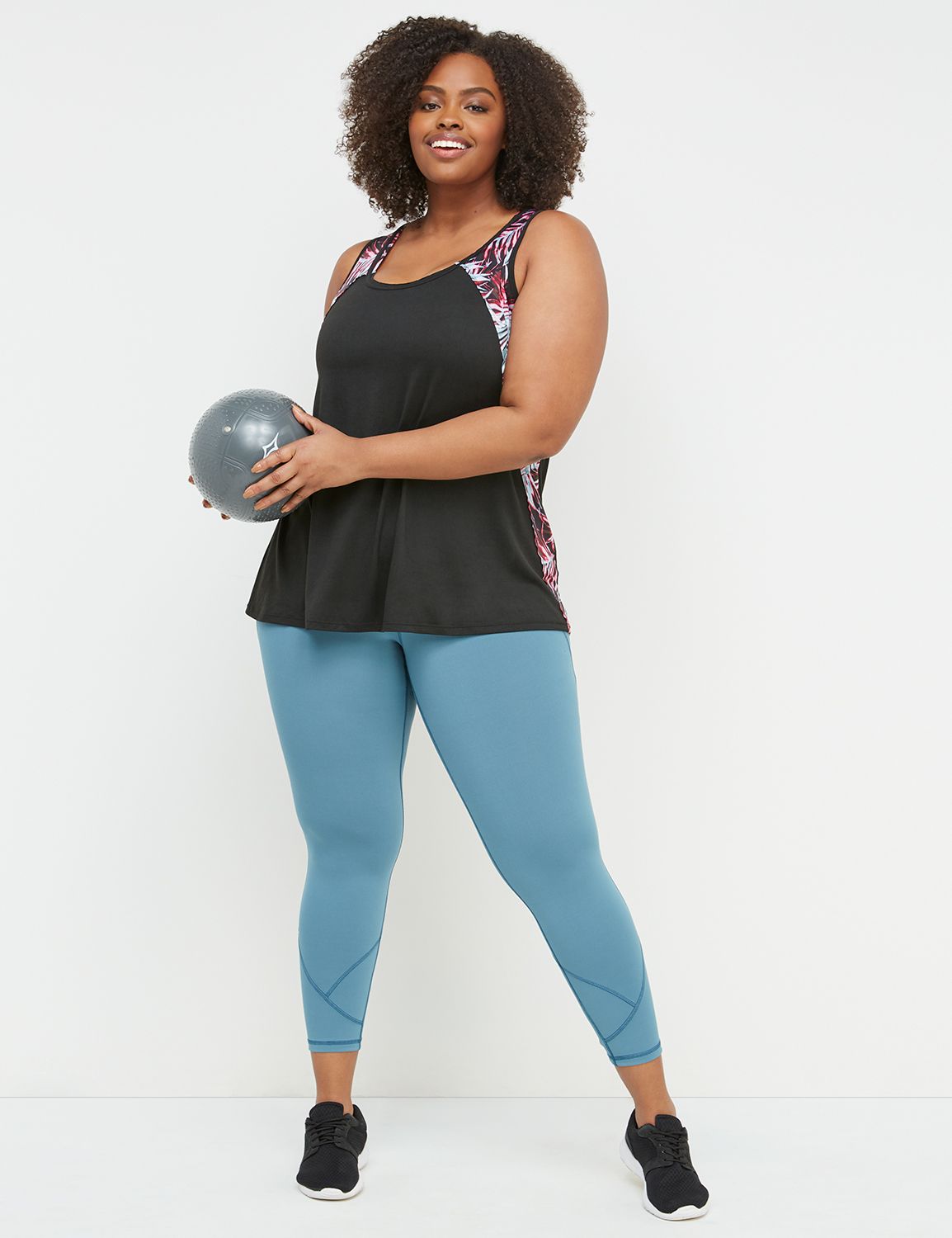 High-Low Active Tank - Print Insets