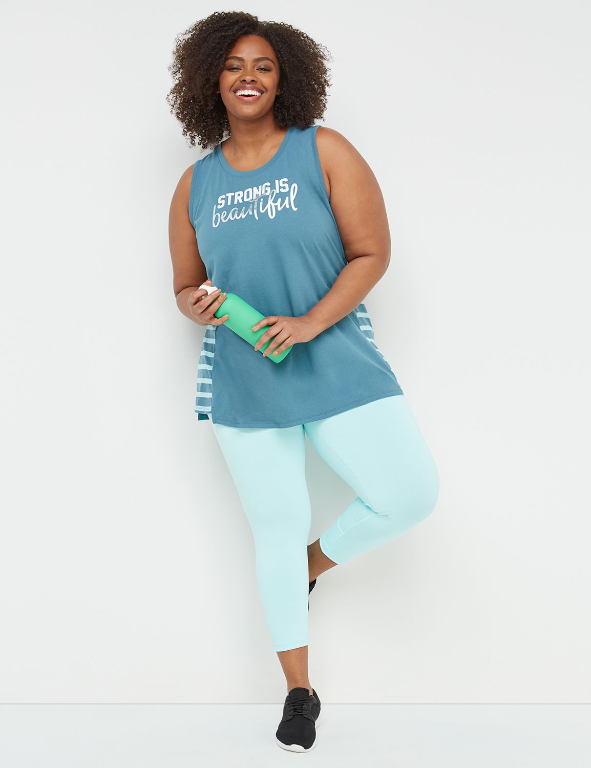 Strong Is Beautiful Graphic Active Tank