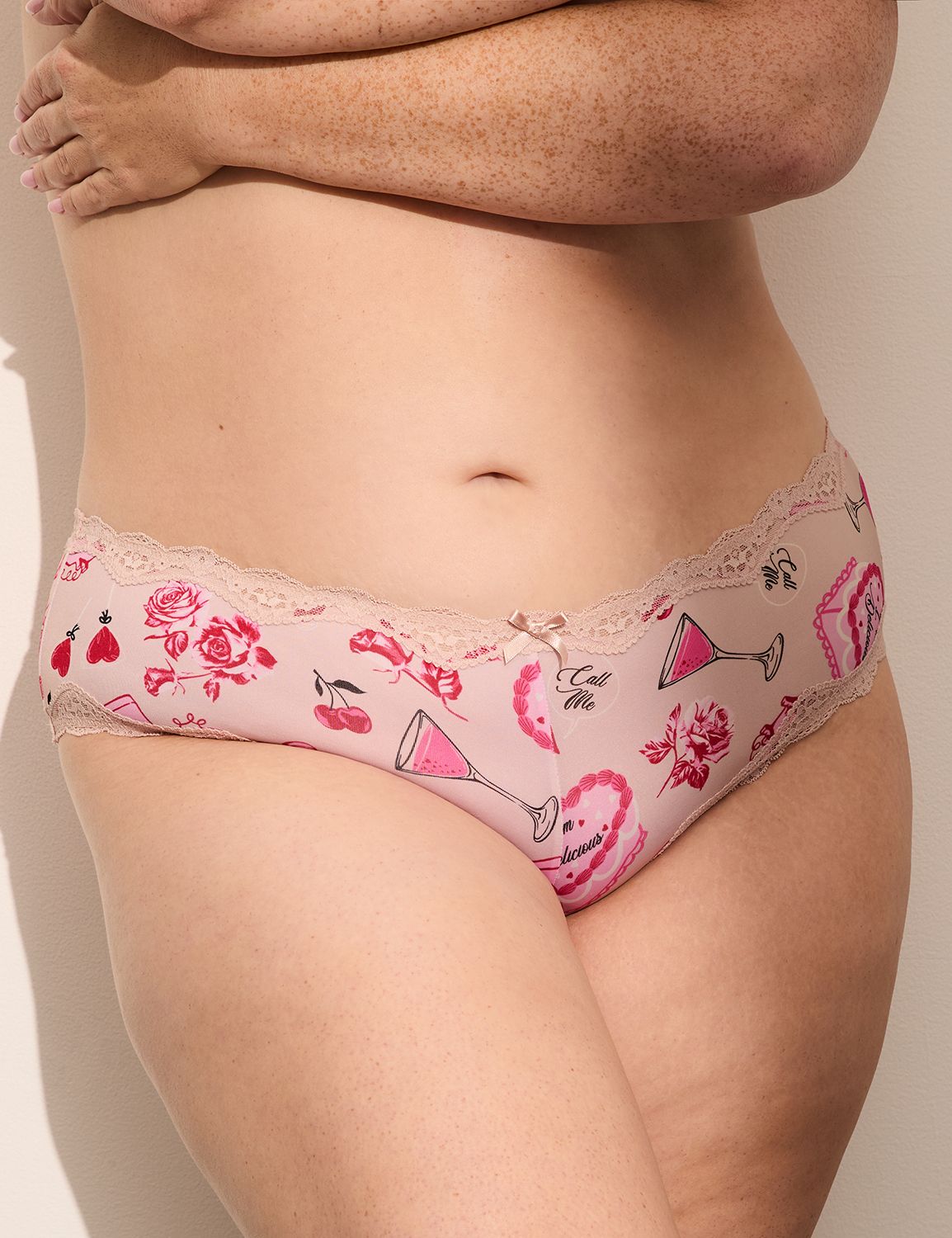 Lace-Trim Cheeky Panty