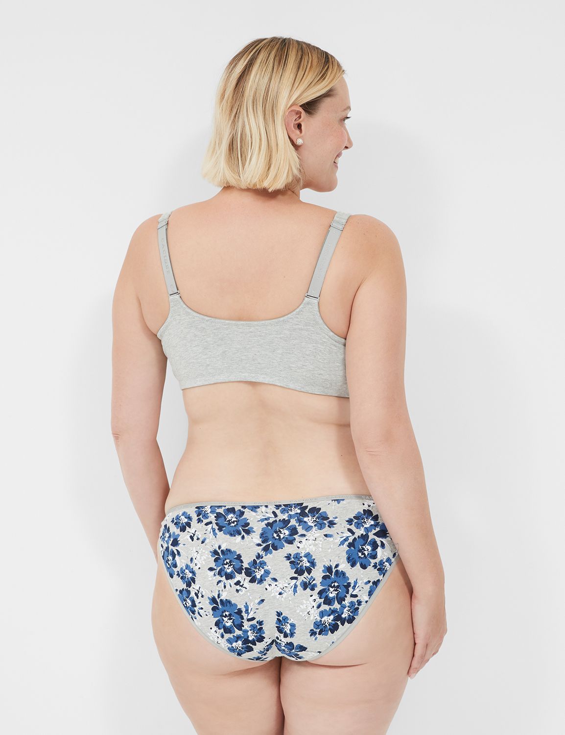 Cotton Tshirt Front Close Solid 113 | LaneBryant