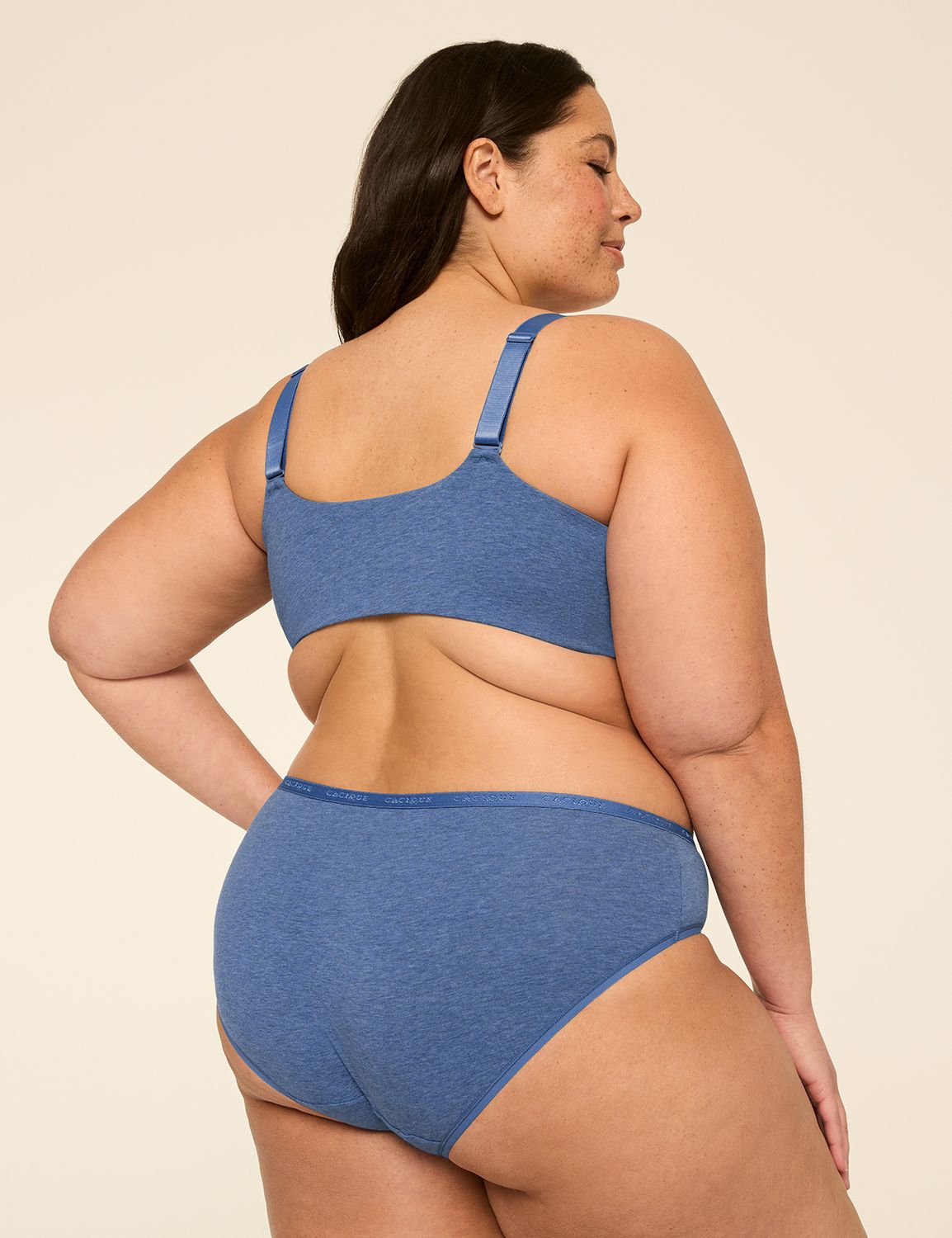 Front-Close Cotton Lightly Lined T-Shirt Bra
