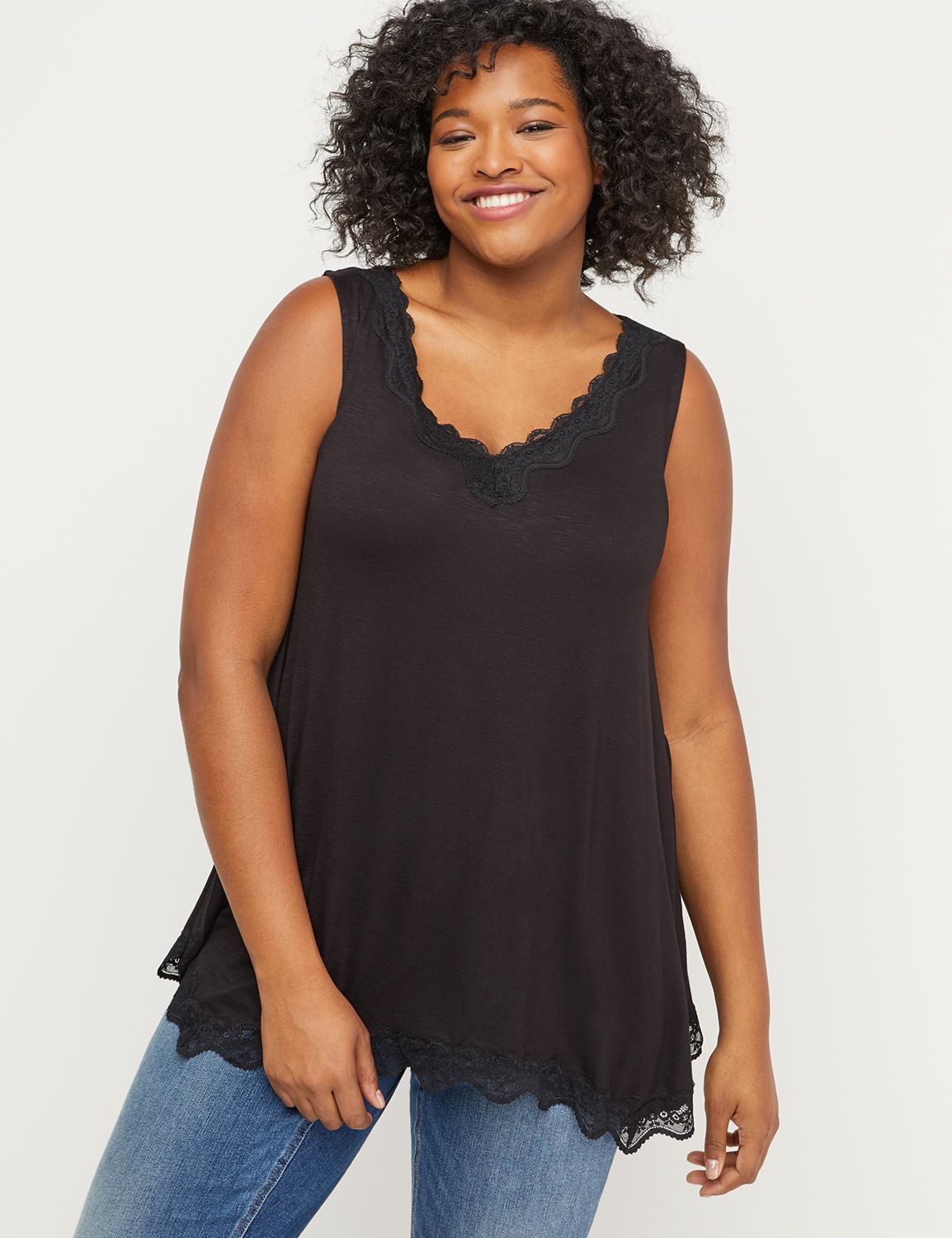 Lace-Trim Swing Tank