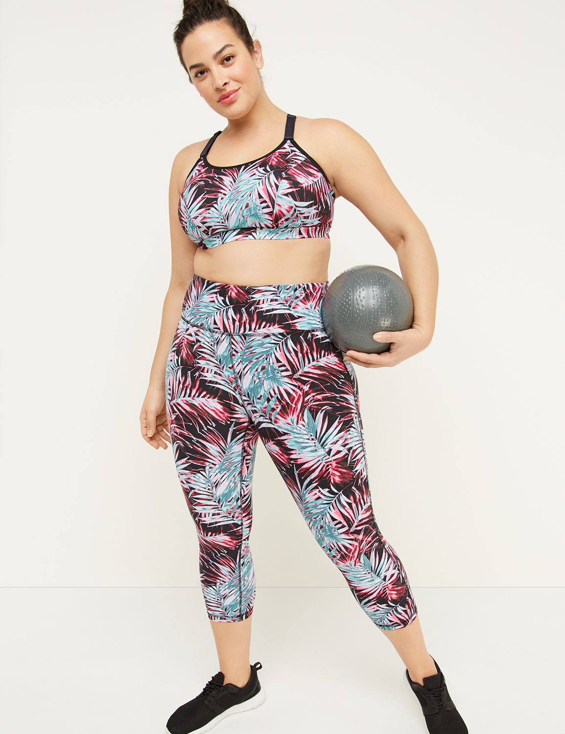 Wicking Active Capri Legging - All-Over Print