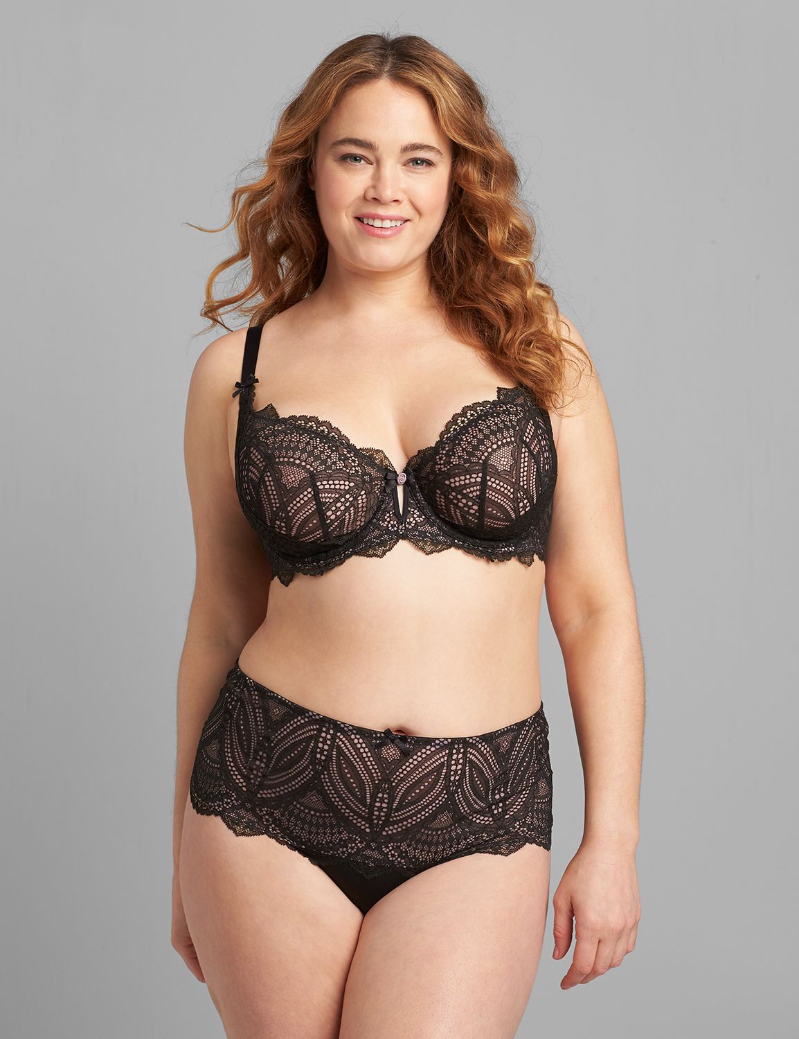 Lace Unlined Balconette Bra Product Image 1