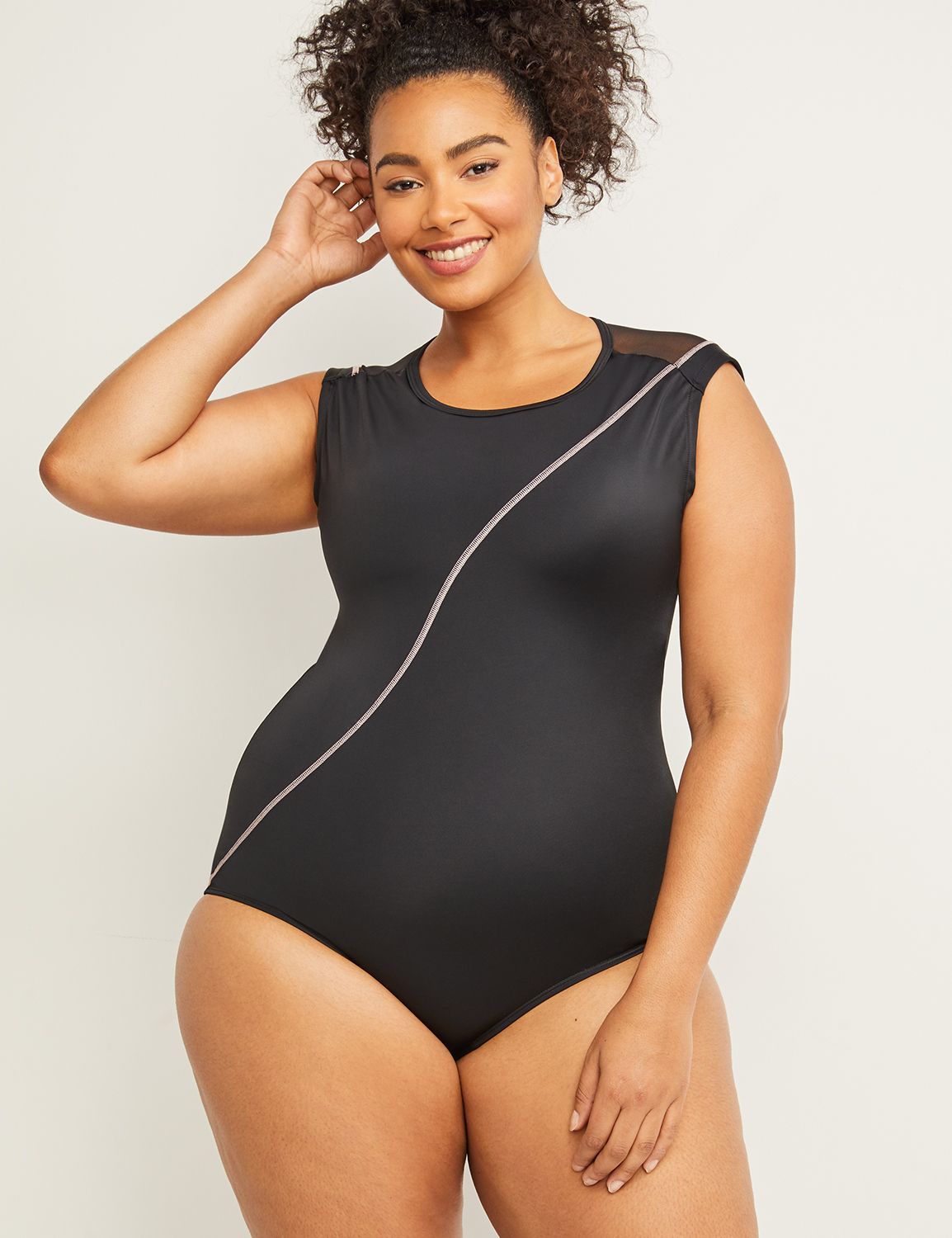 plus size sport swimsuit