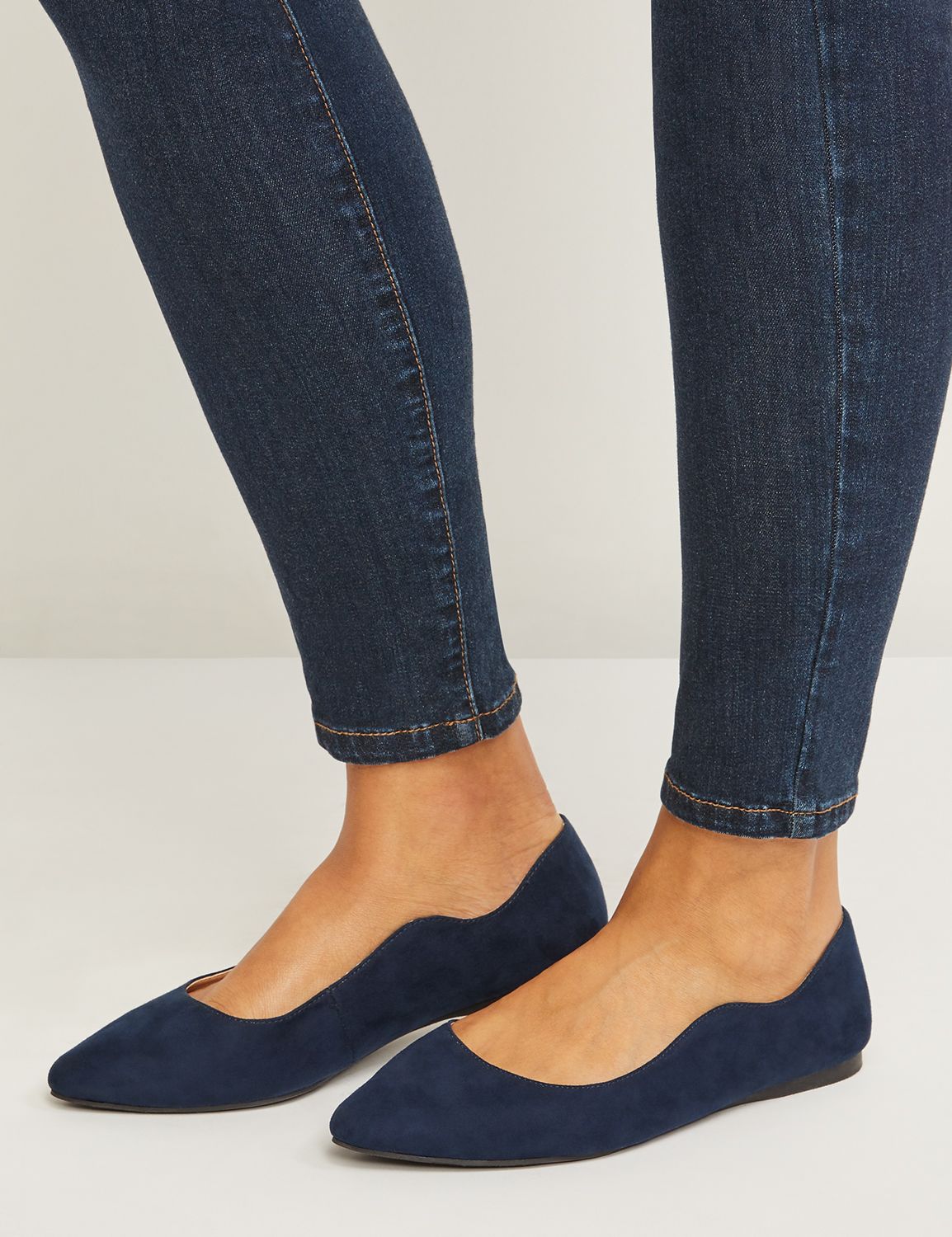 supportive pointed toe flats