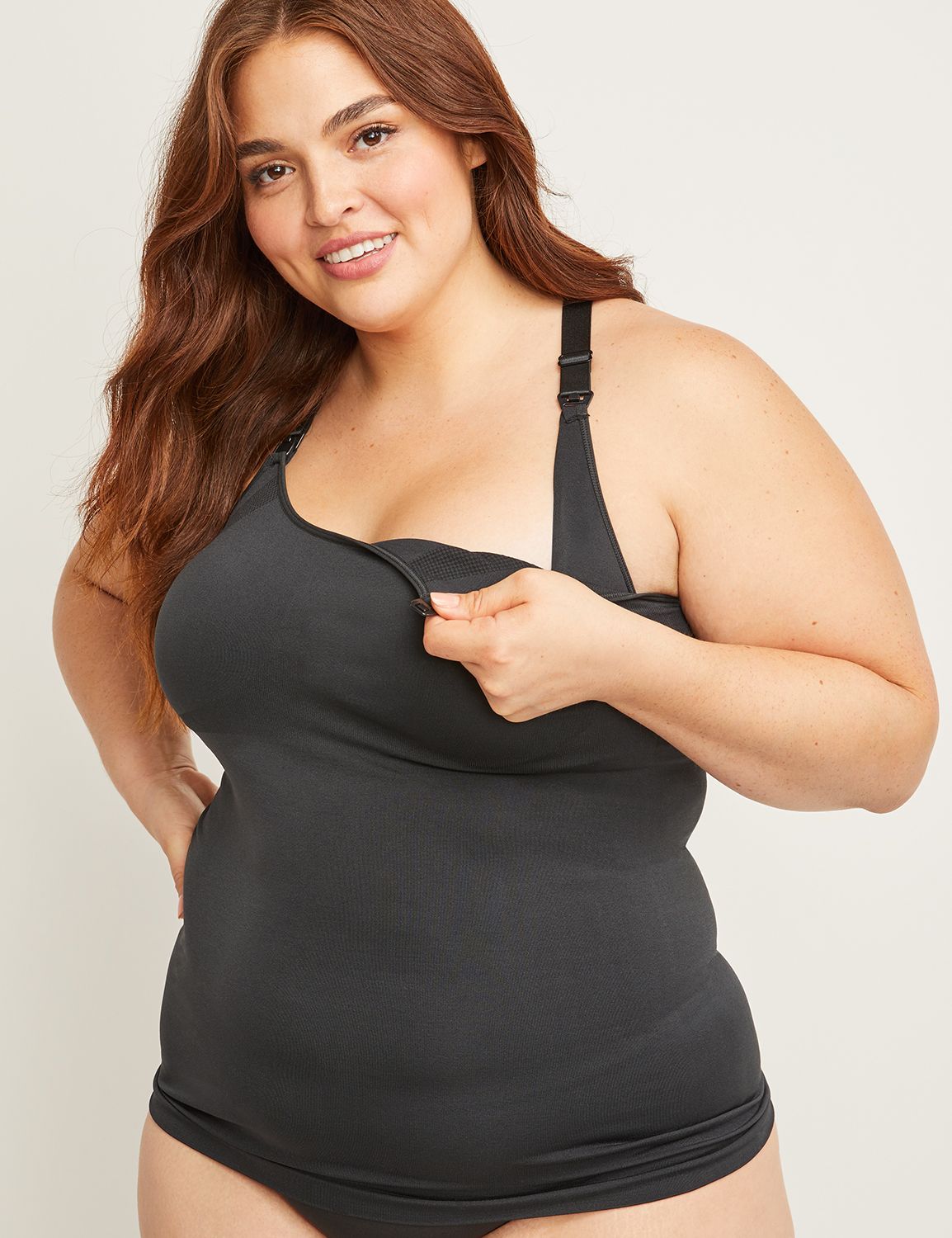 Seamless Nursing Tank - Black