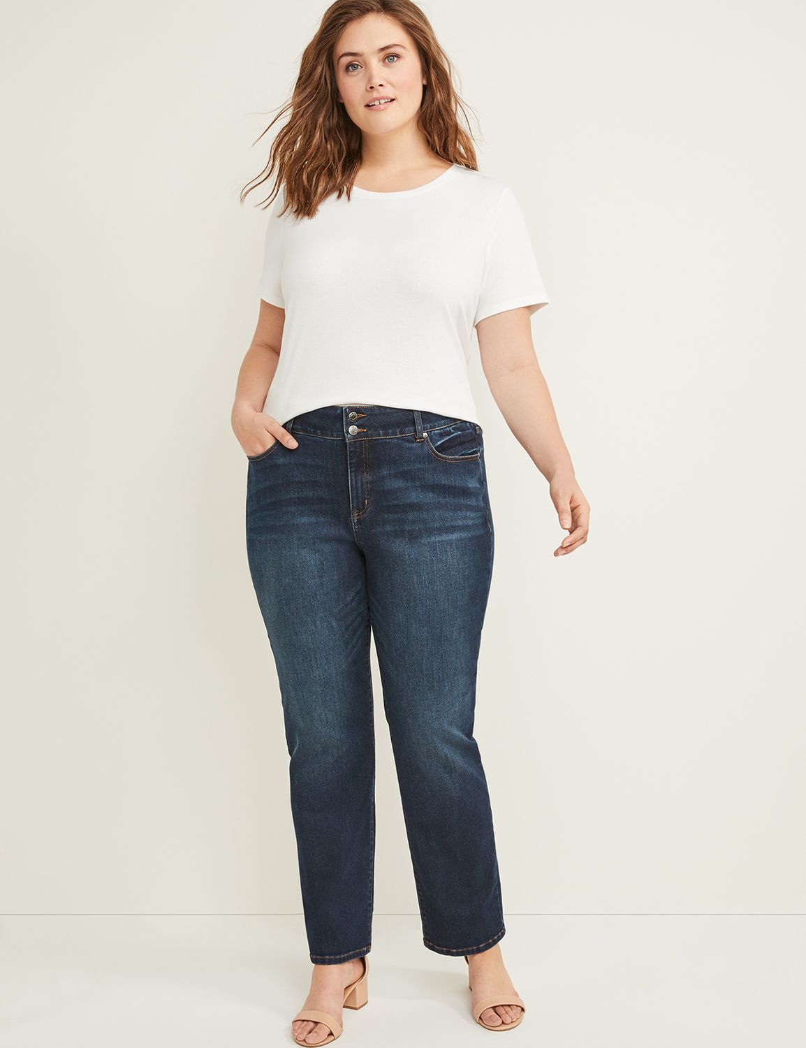 lane bryant high waisted jeans