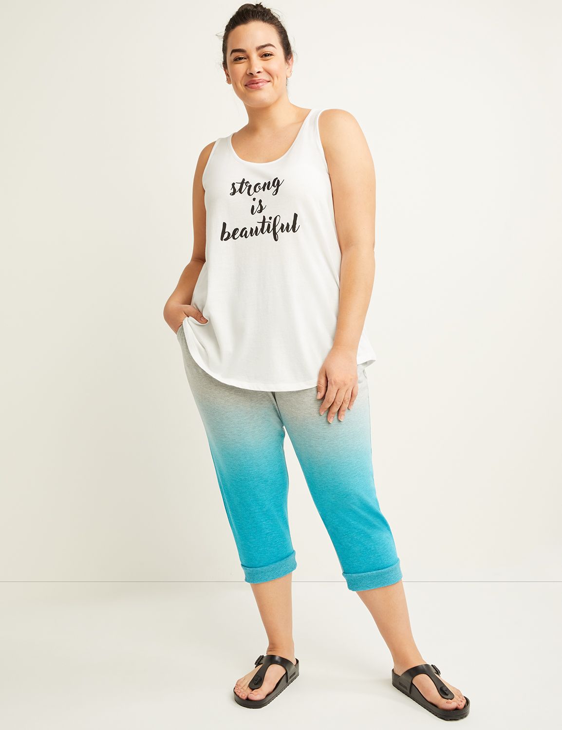 plus size capri jogger pants
