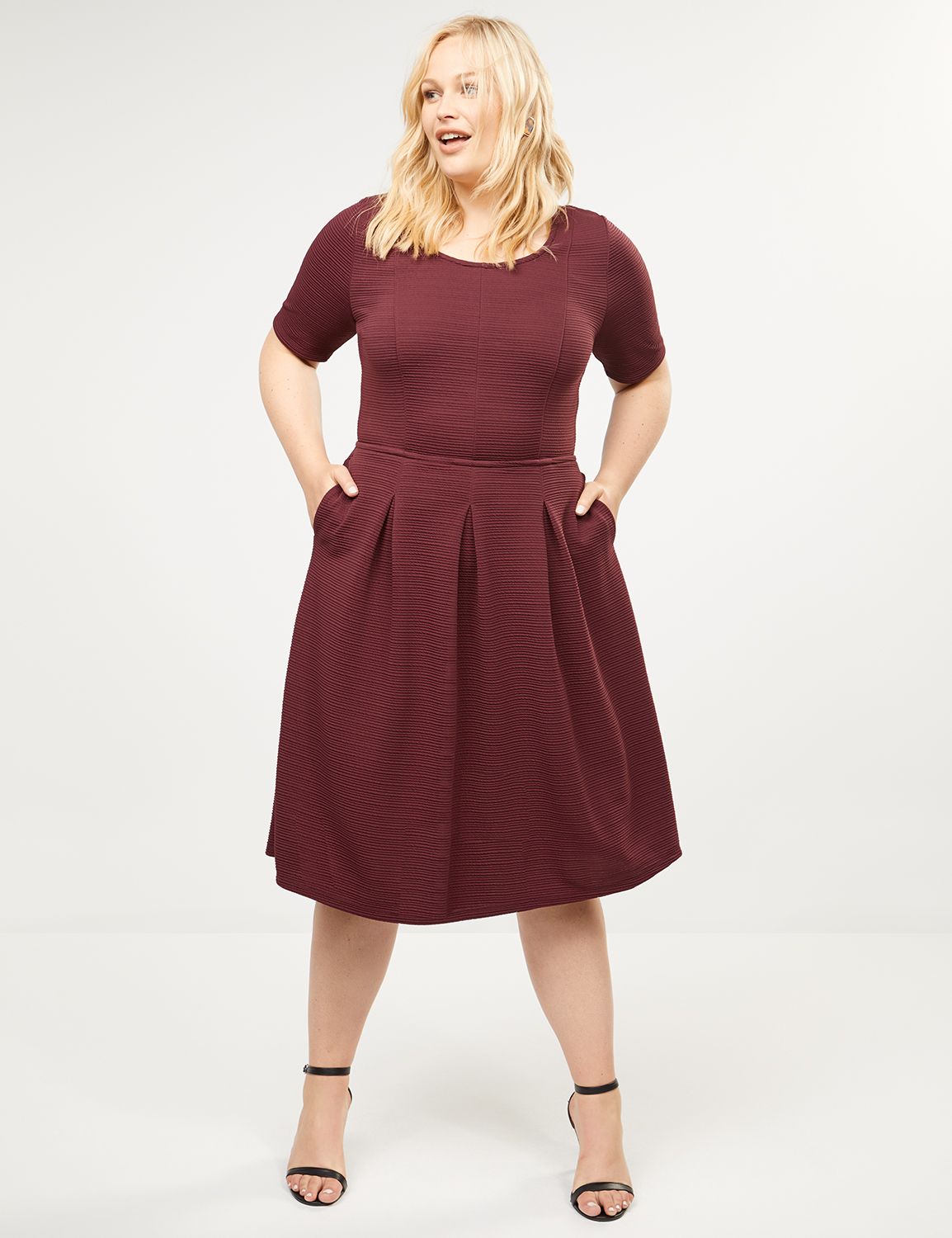 lane bryant burgundy dress