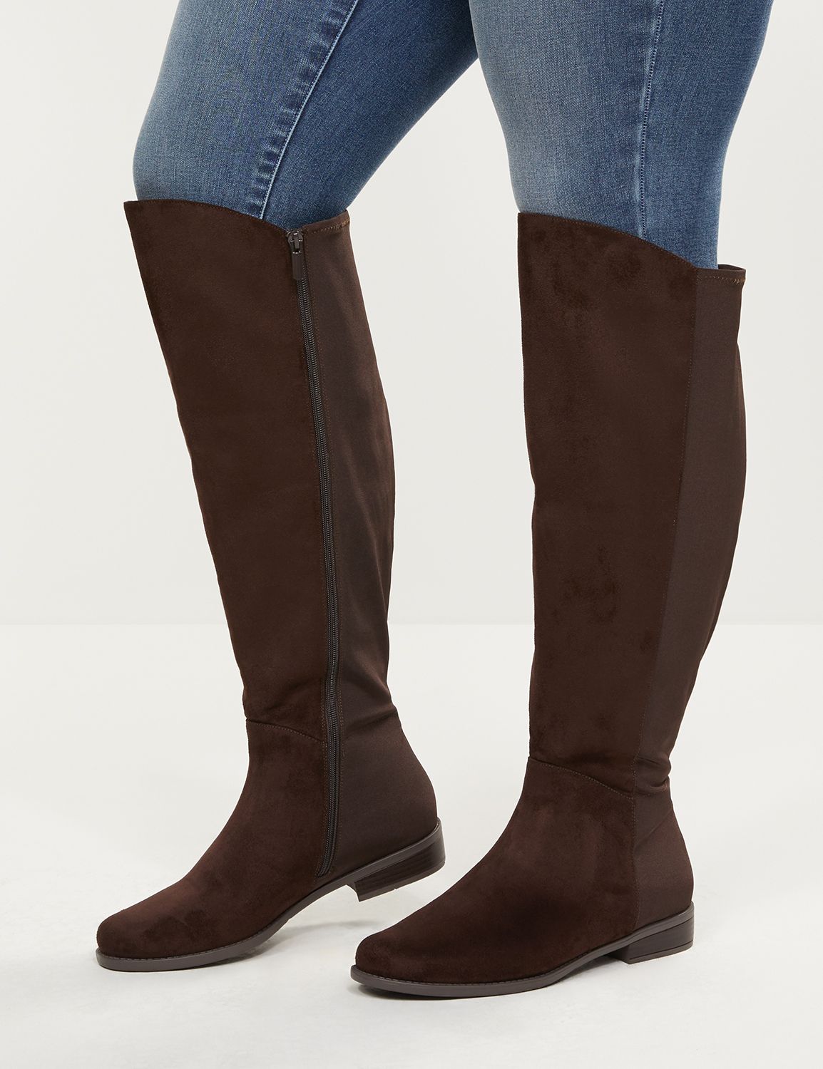 lane bryant suede boots