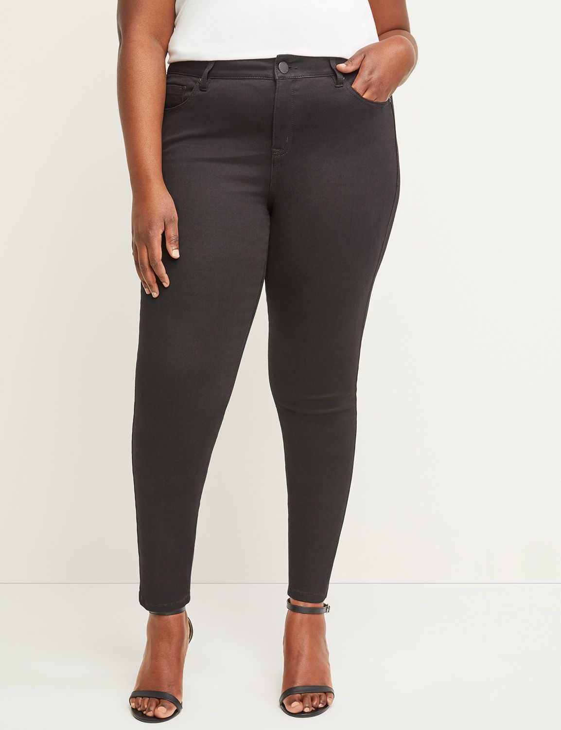 lane bryant jean capris