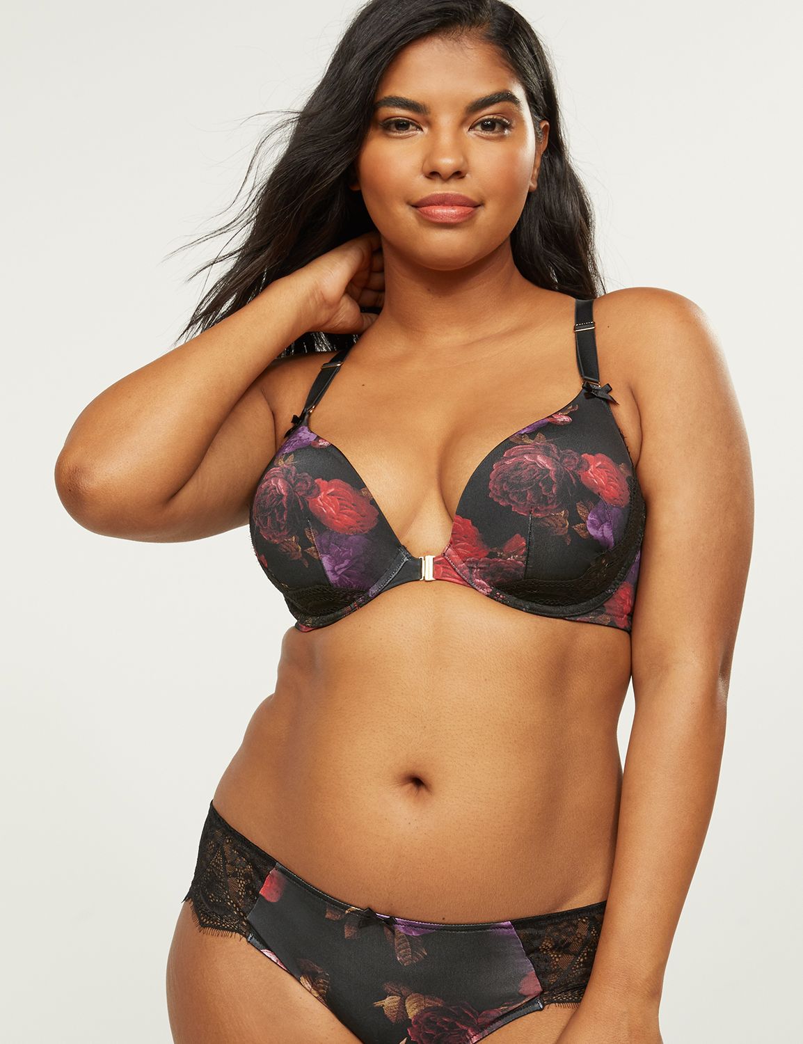 cacique max boost plunge bra