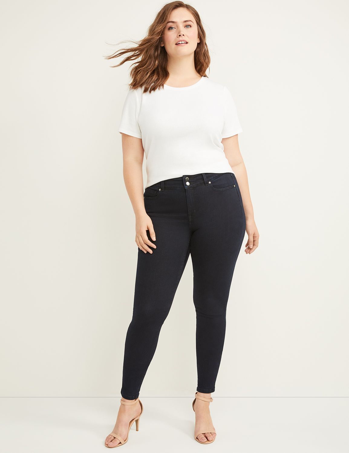 grey jeans womens plus size