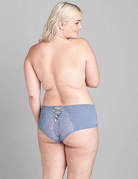 Mid-Waist Strappy-Back Cheeky Panty 