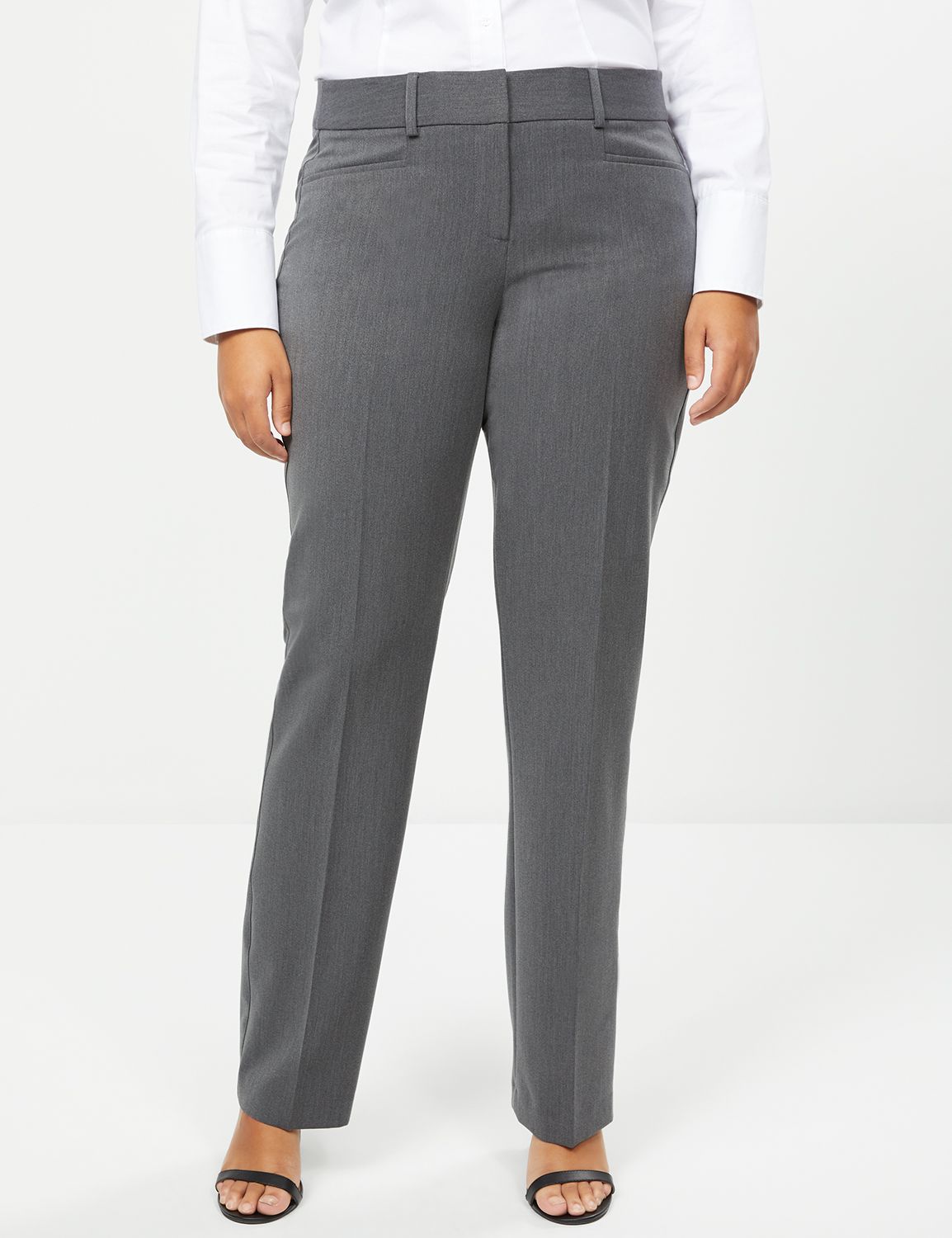 lane bryant white pants suit