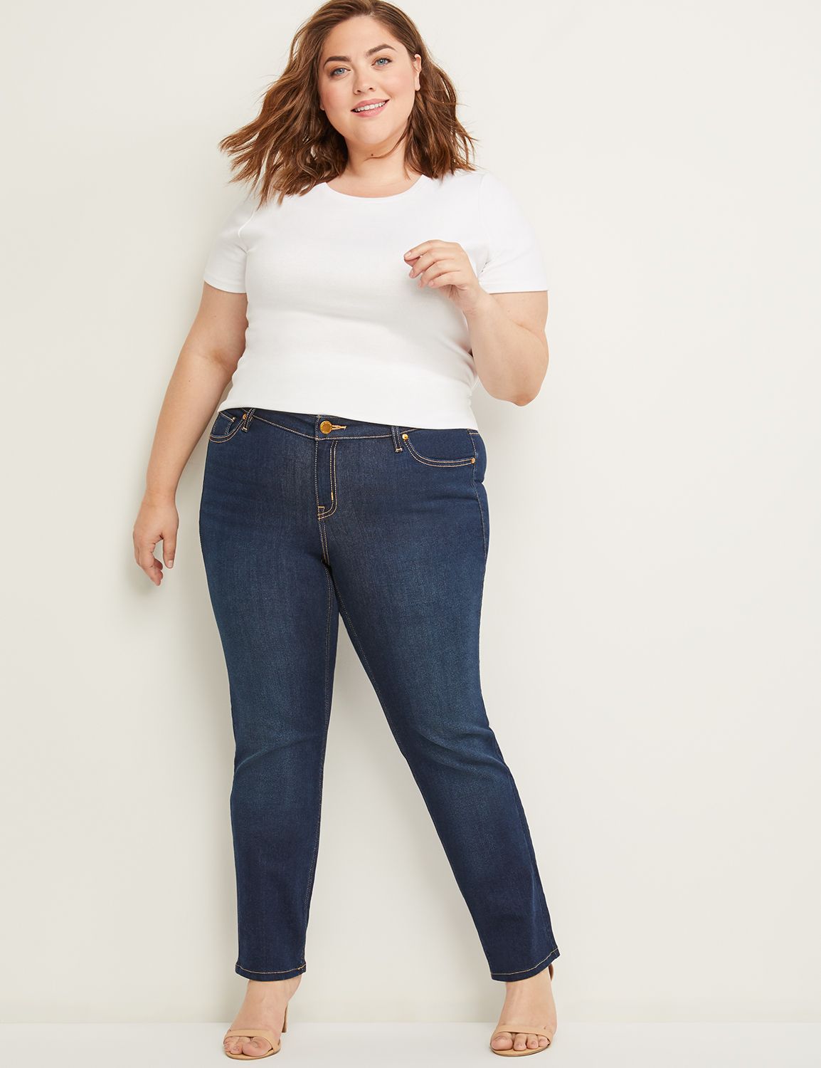 lane bryant high rise jeans