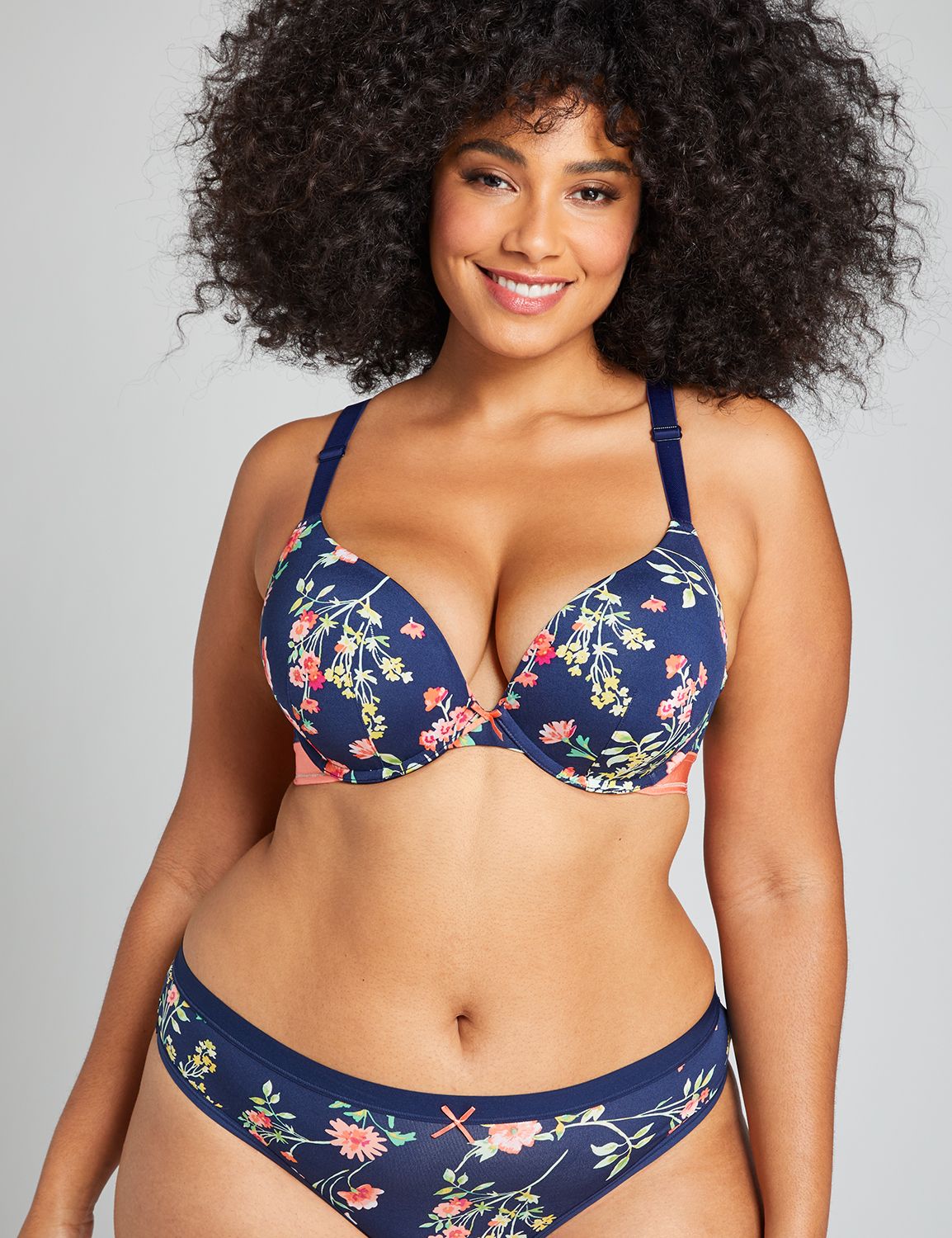 cacique max boost plunge bra