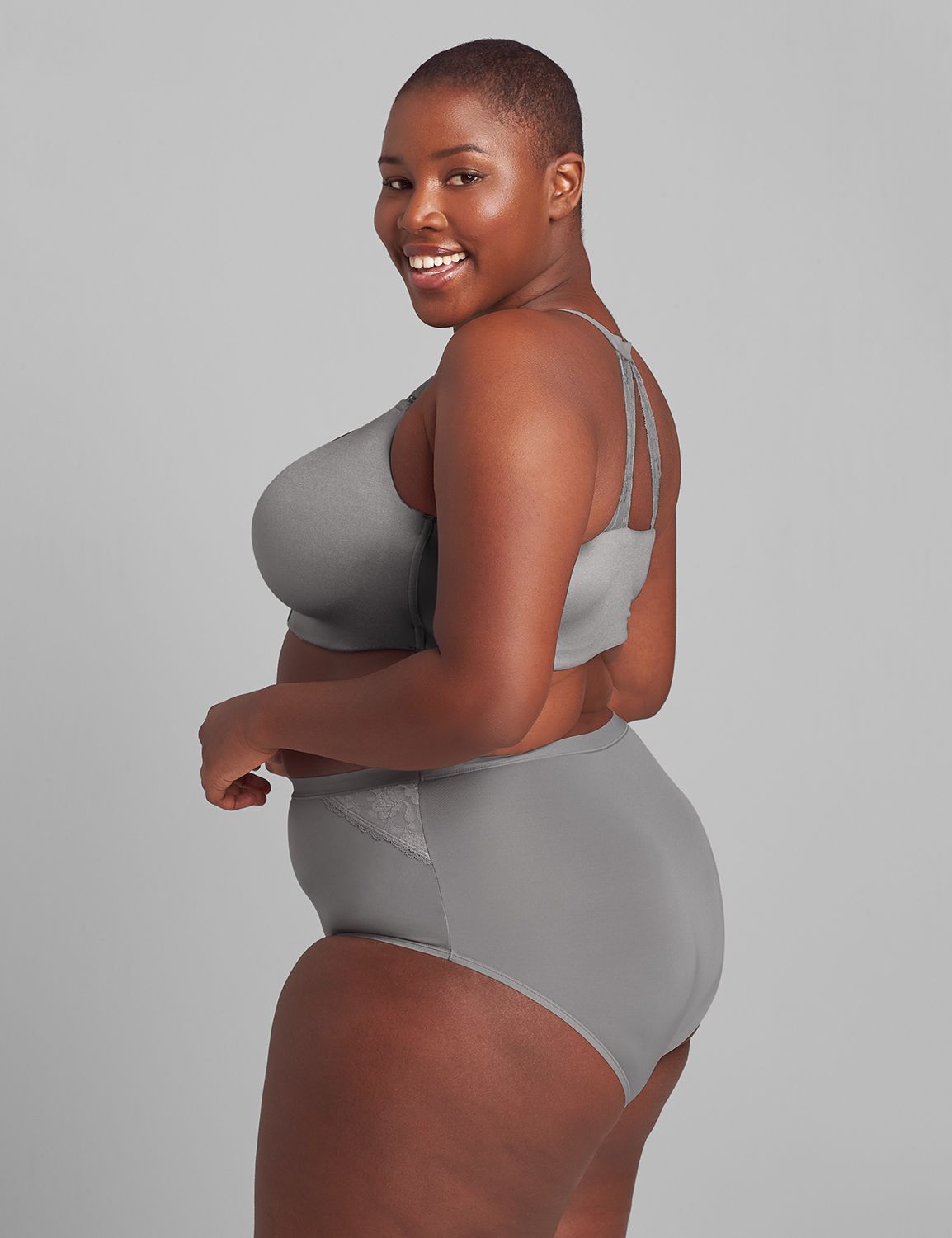 Front Close Mastectomy Bra with Modern Lace (Sister) 1105263-S