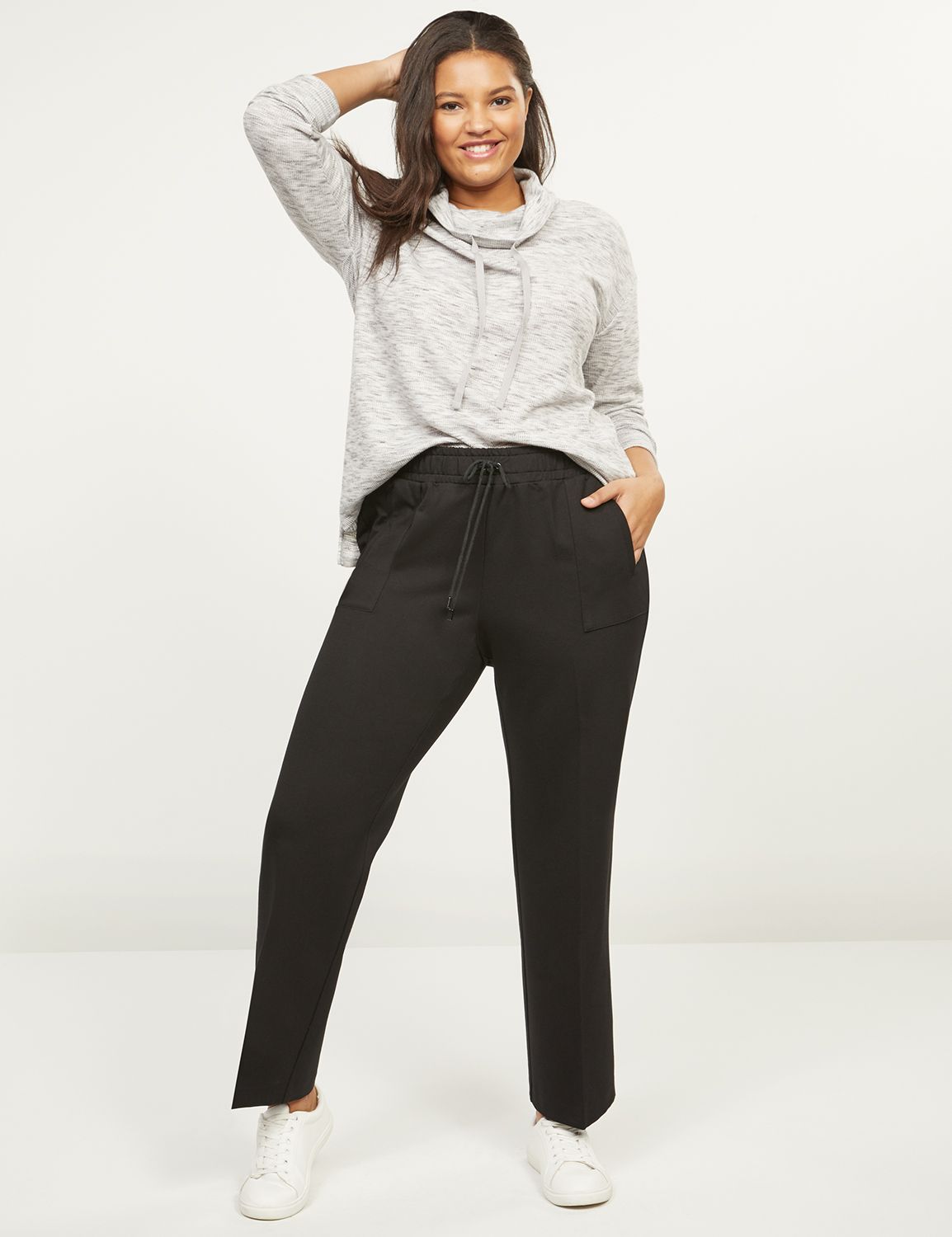 lane bryant black pants