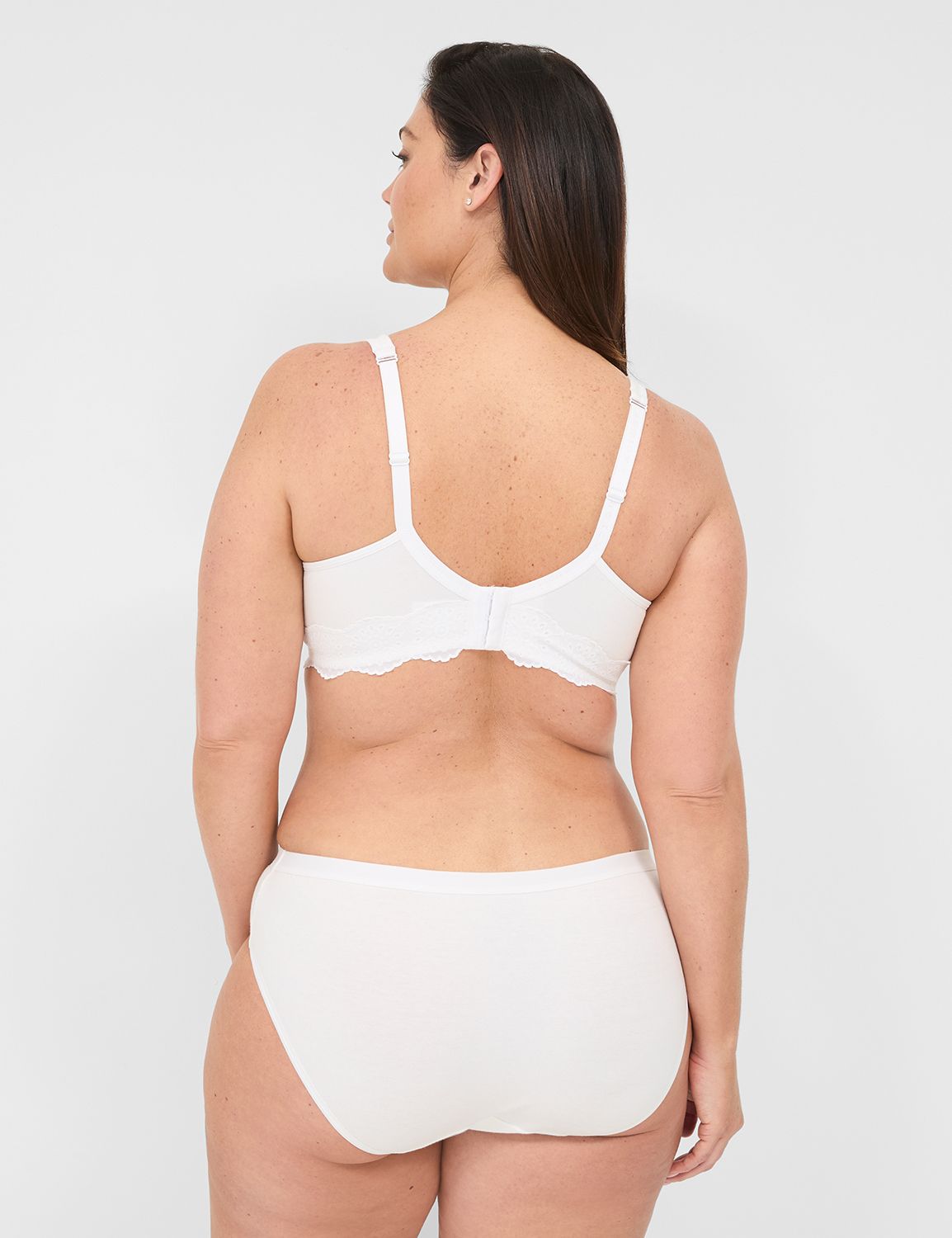 Geometric Lace Bralette & Hipster Teal Lg main image 1