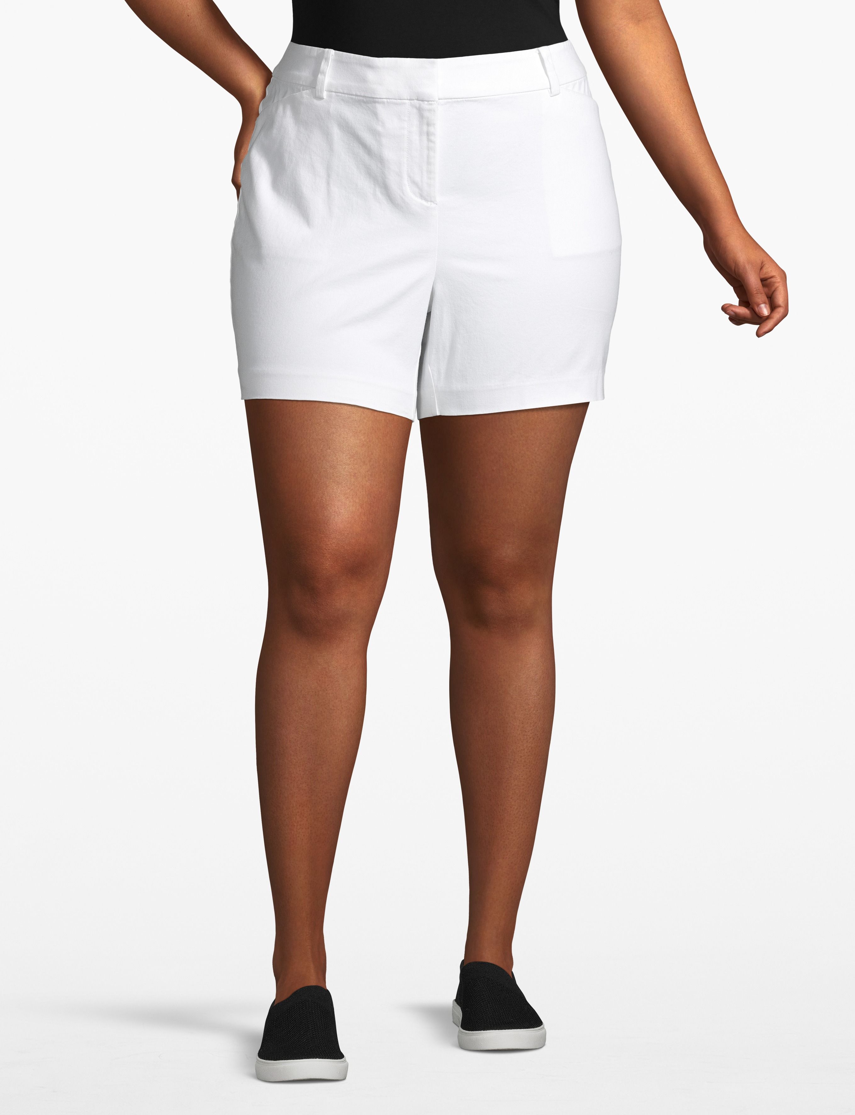 lane bryant white shorts