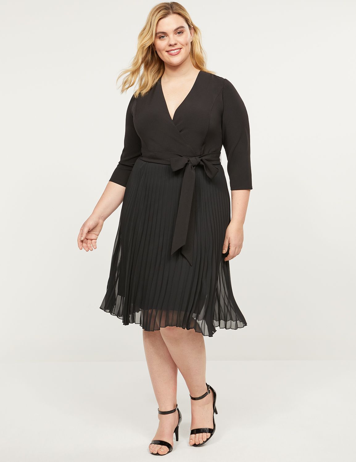 flare pleated dress