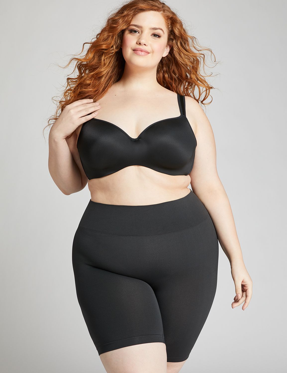 Lane Bryant Level 2 Shaping Ultra High-Waist Brief / Deep Taupe
