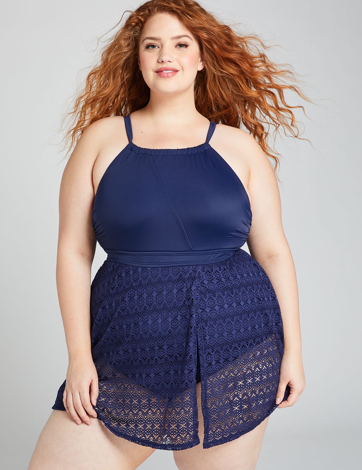 lane bryant swim dresses