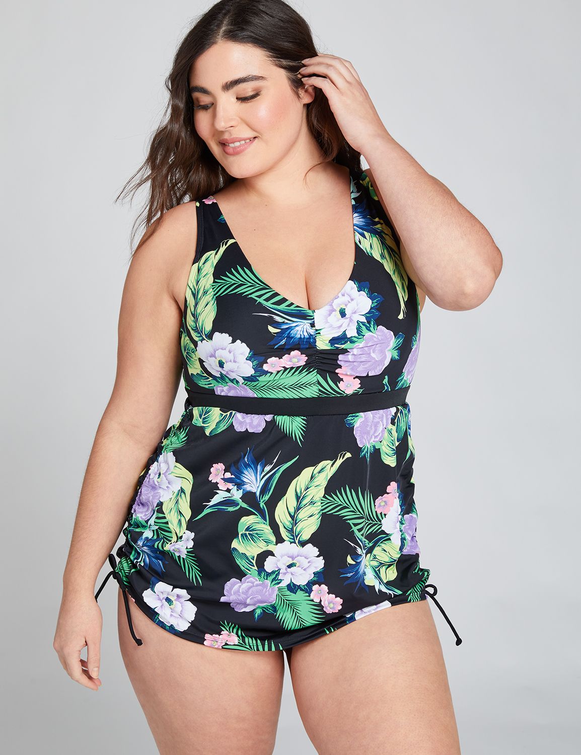 lane bryant swim romper