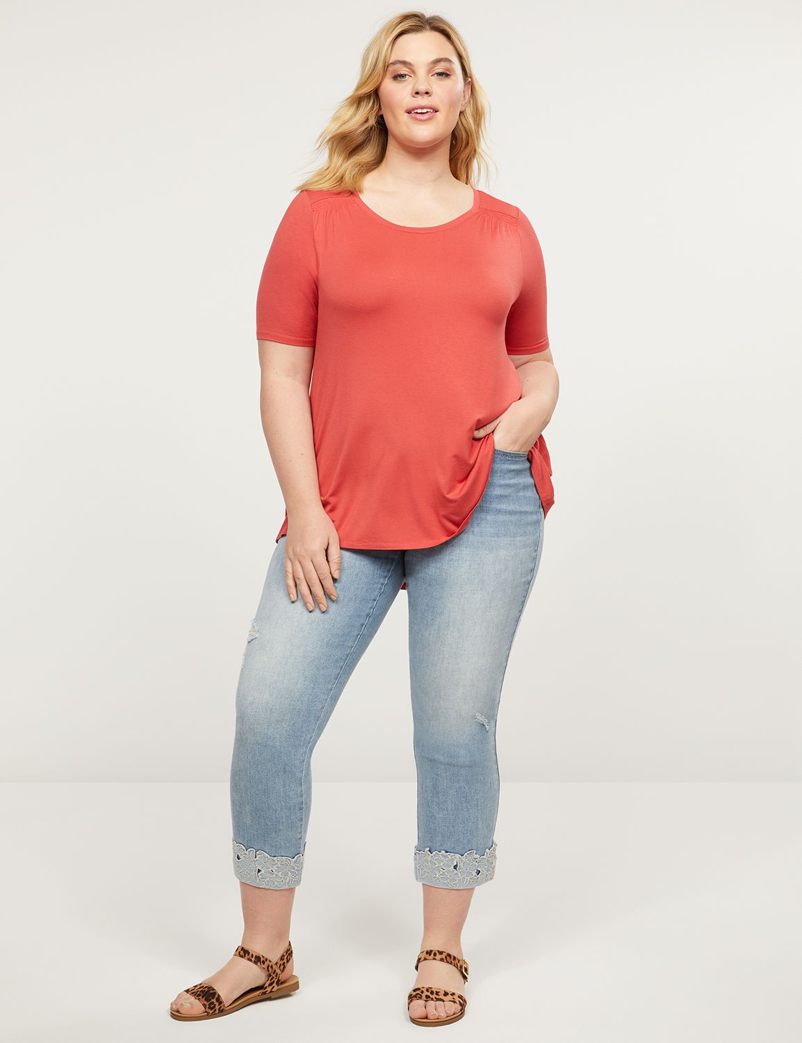 lane bryant crop jeans