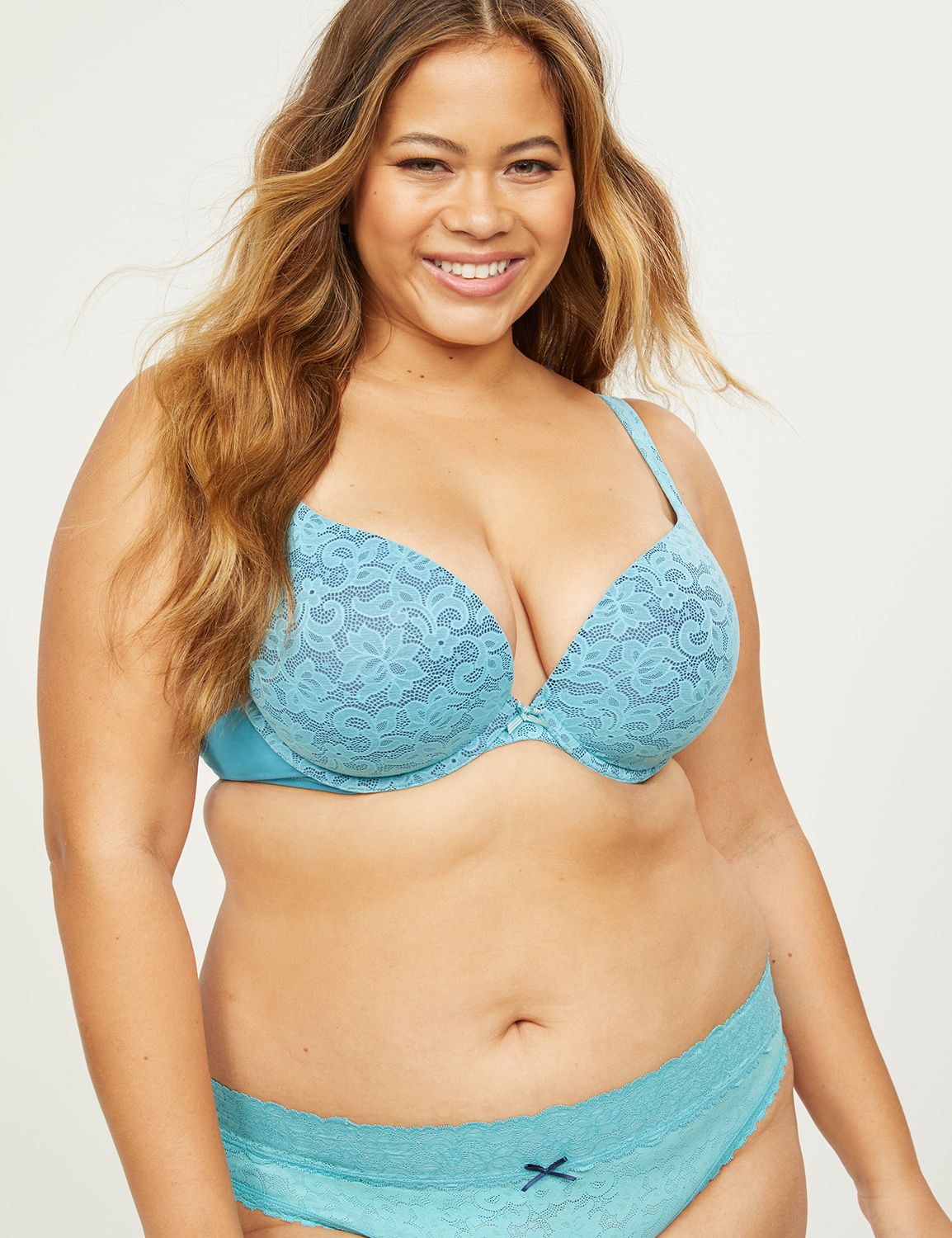 lane bryant max boost plunge bra