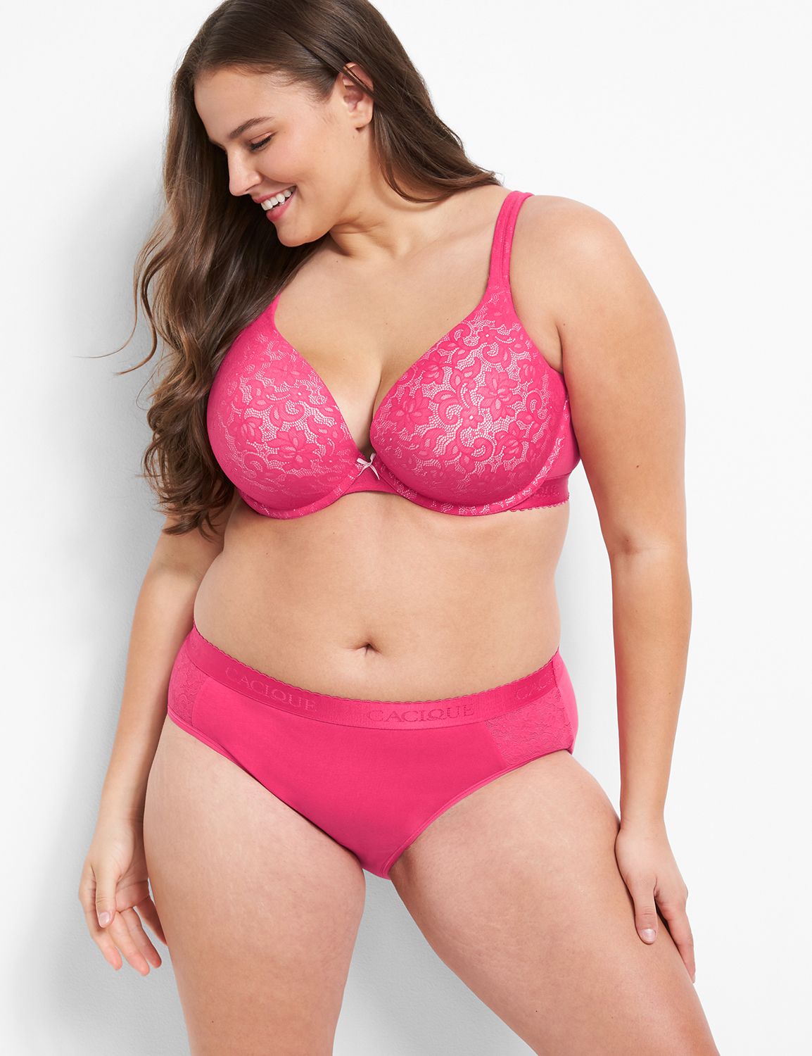 lane bryant max boost plunge bra