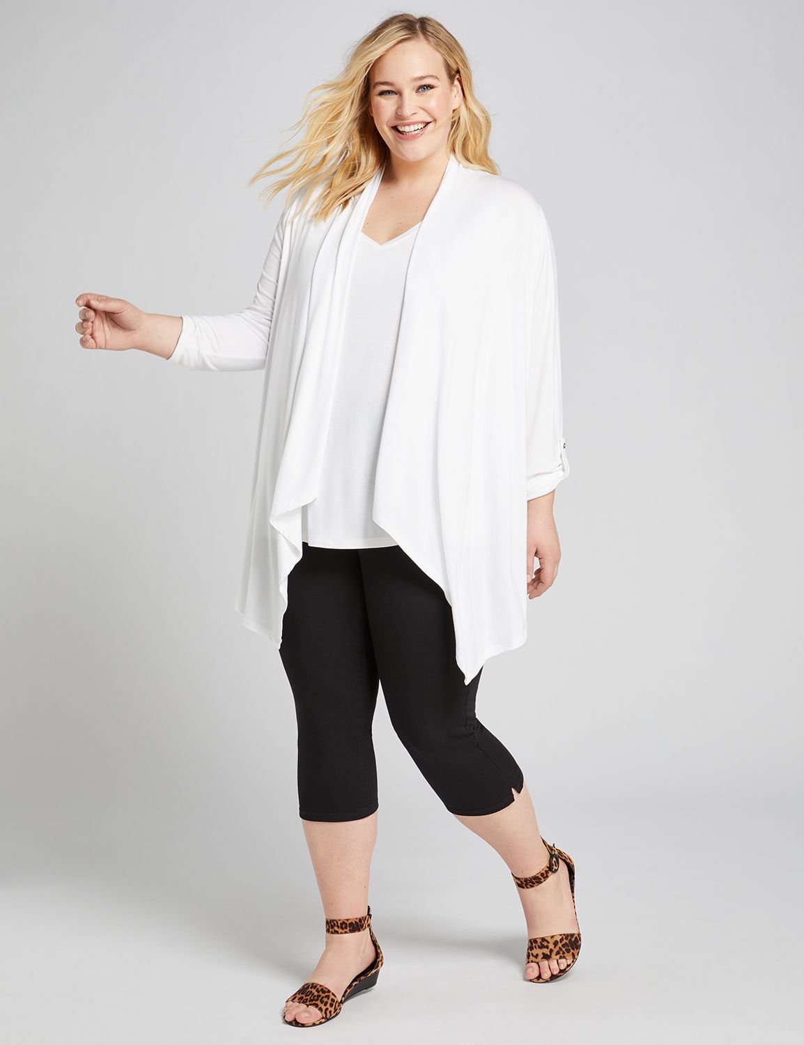 ivory plus size pants