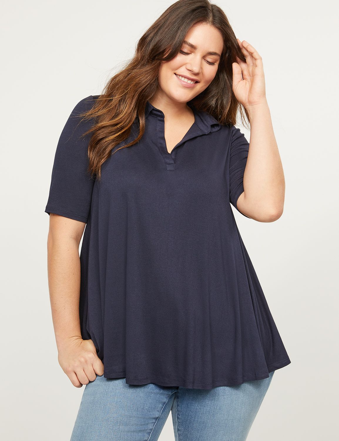 lane bryant polo shirt