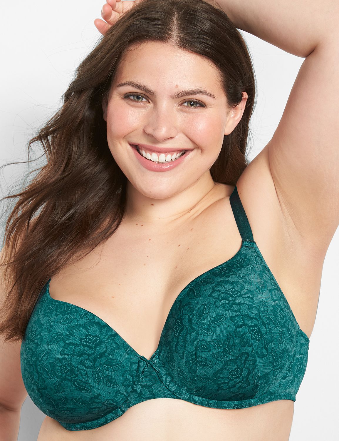 Cacique Cotton Lightly Lined T-Shirt Bra With Lace 36DD Size undefined -  $22 - From Sandi