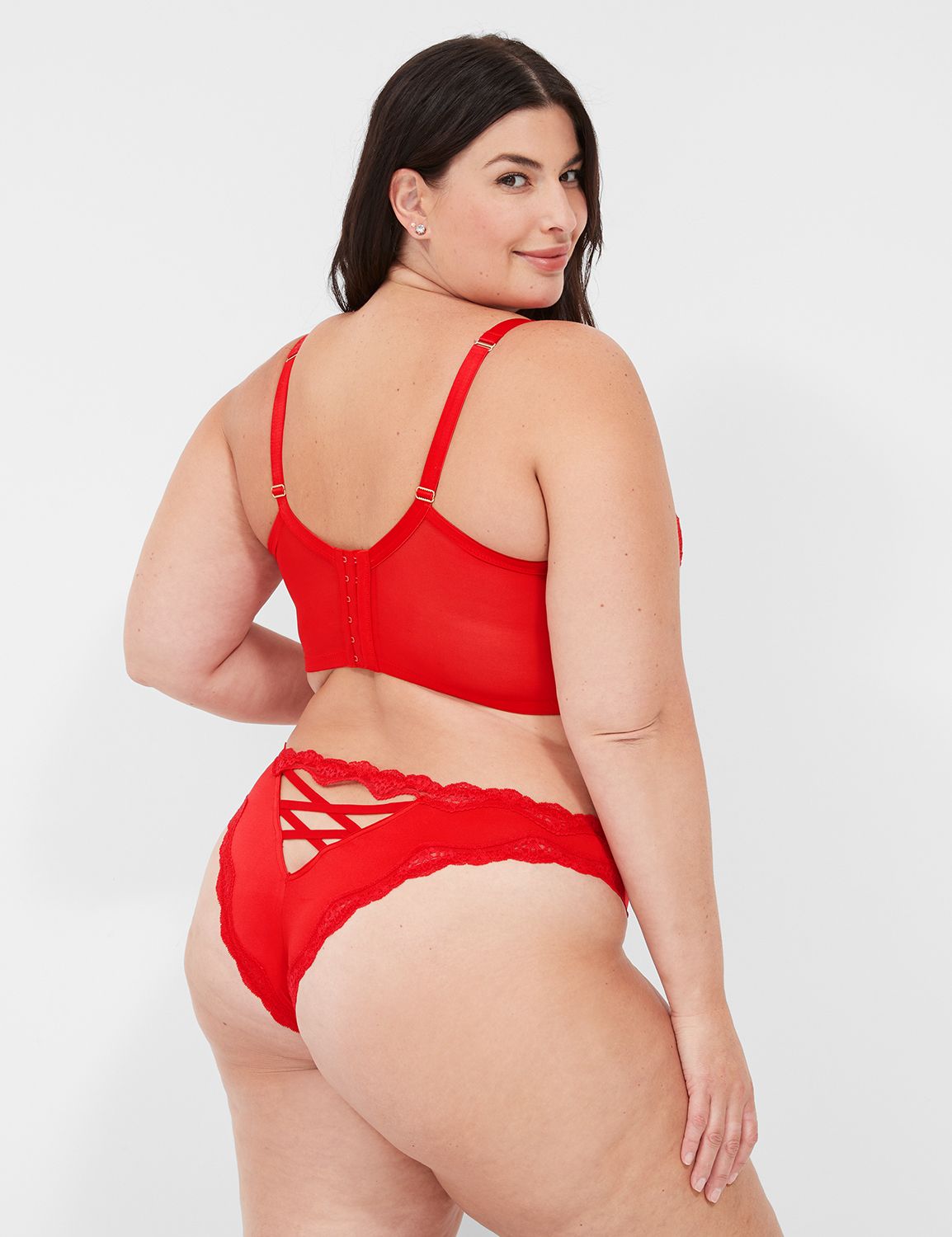 Red Plus Size Thongs: Sizes 12-32