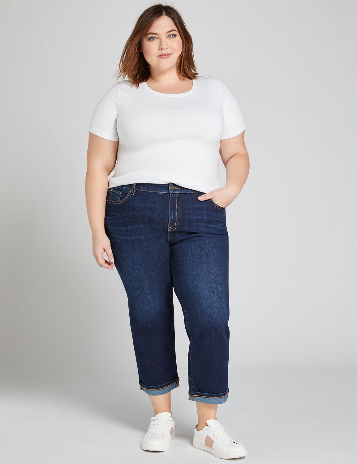 lane bryant blue jean dresses