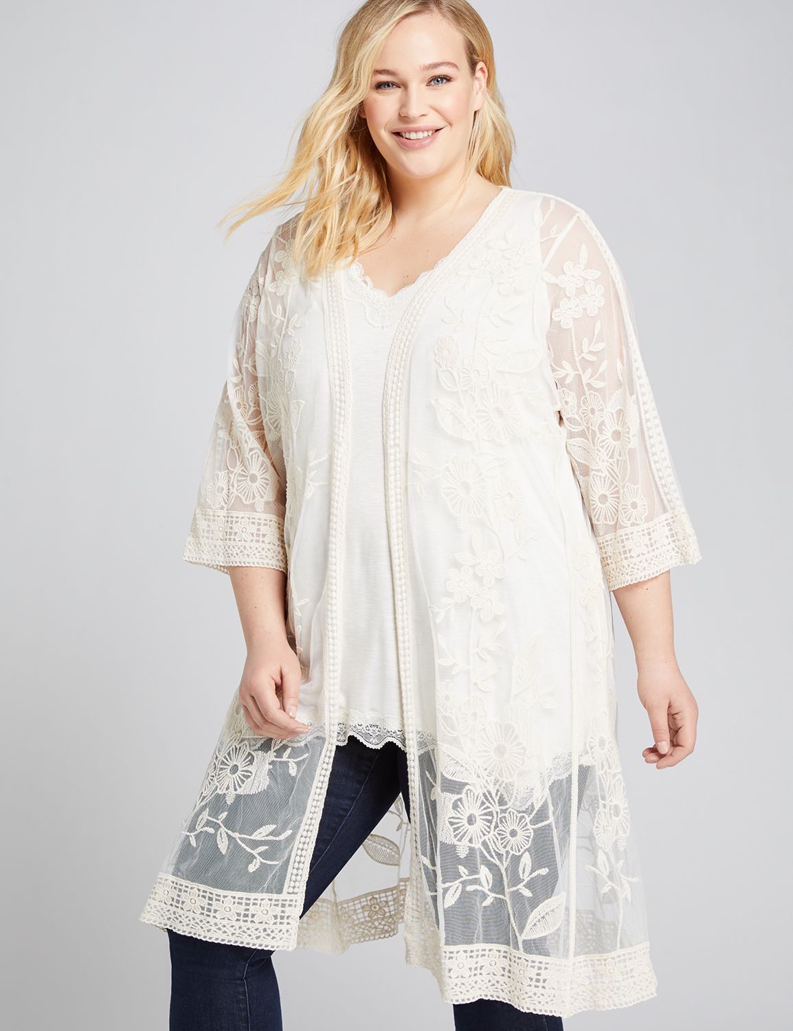 lane bryant kimono dress