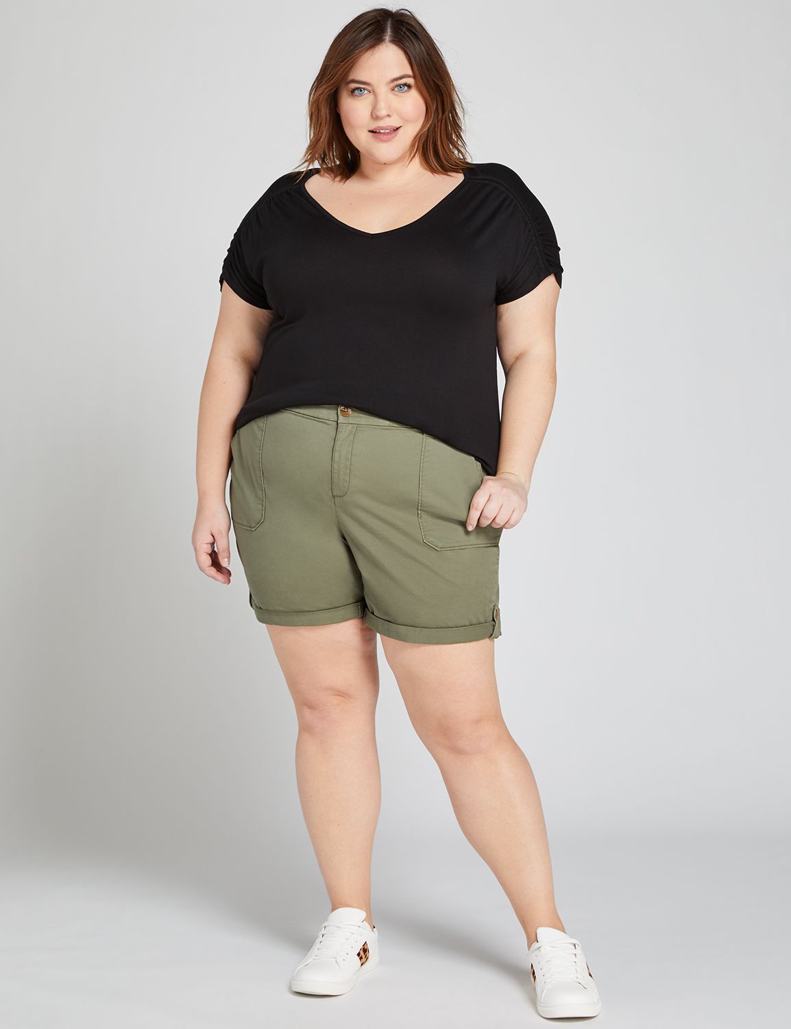 lane bryant plus size shorts