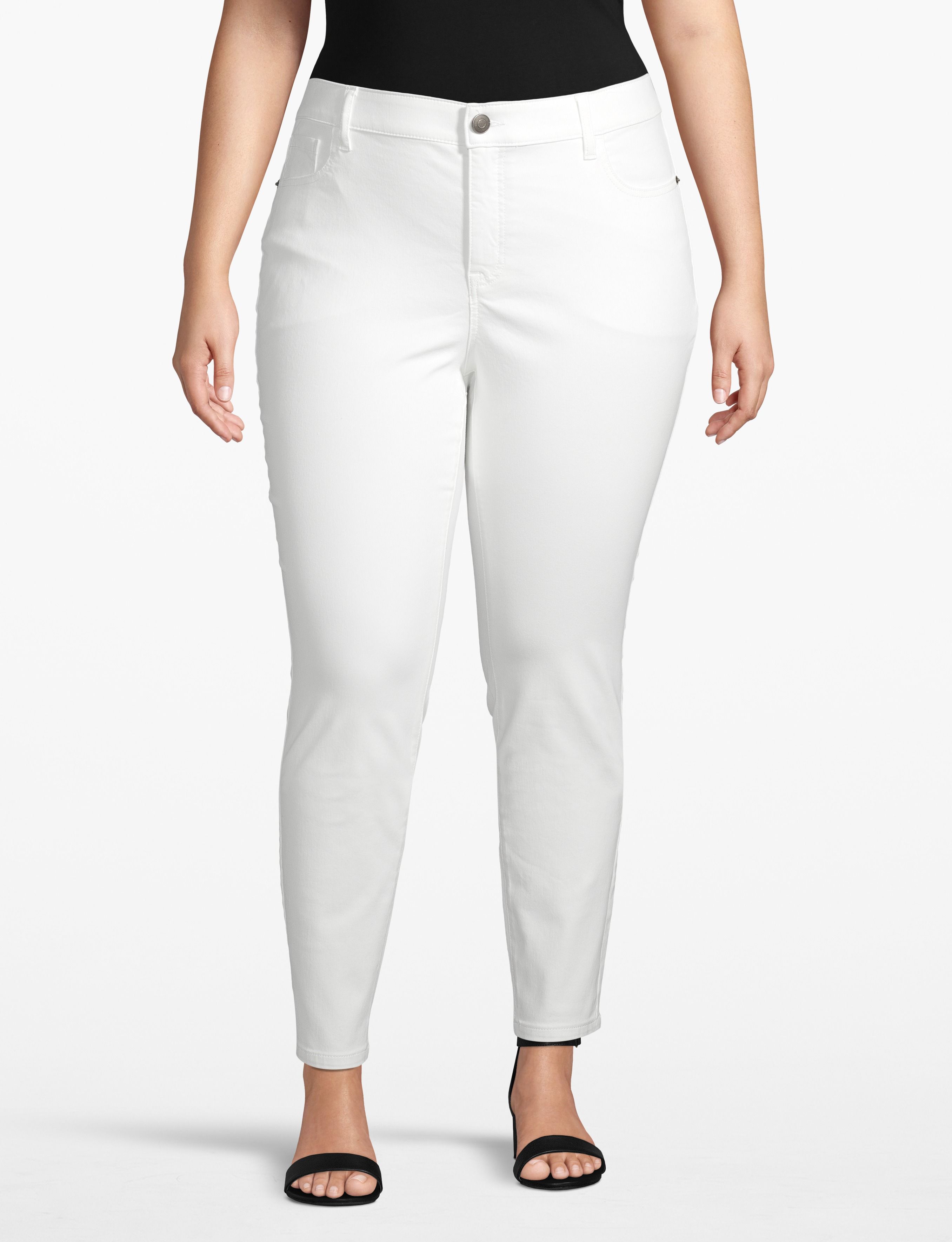 lane bryant white jeans