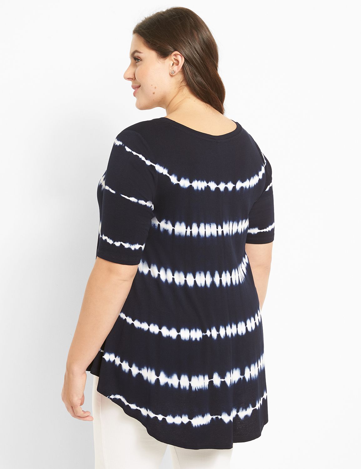 Perfect Sleeve V Neck Drapey Tunic Product Image 2