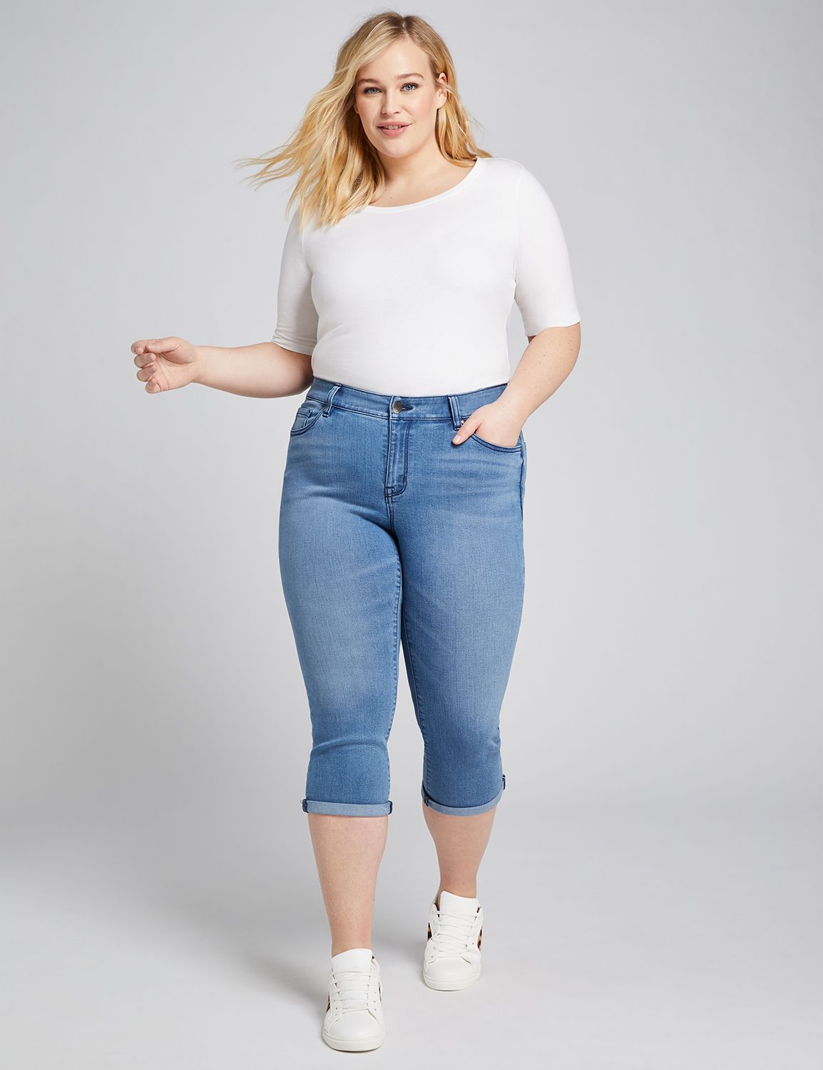 lane bryant crop jeans