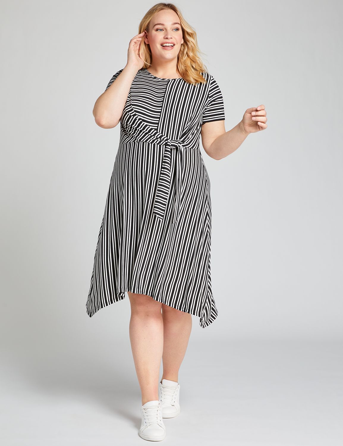 lane bryant striped dress